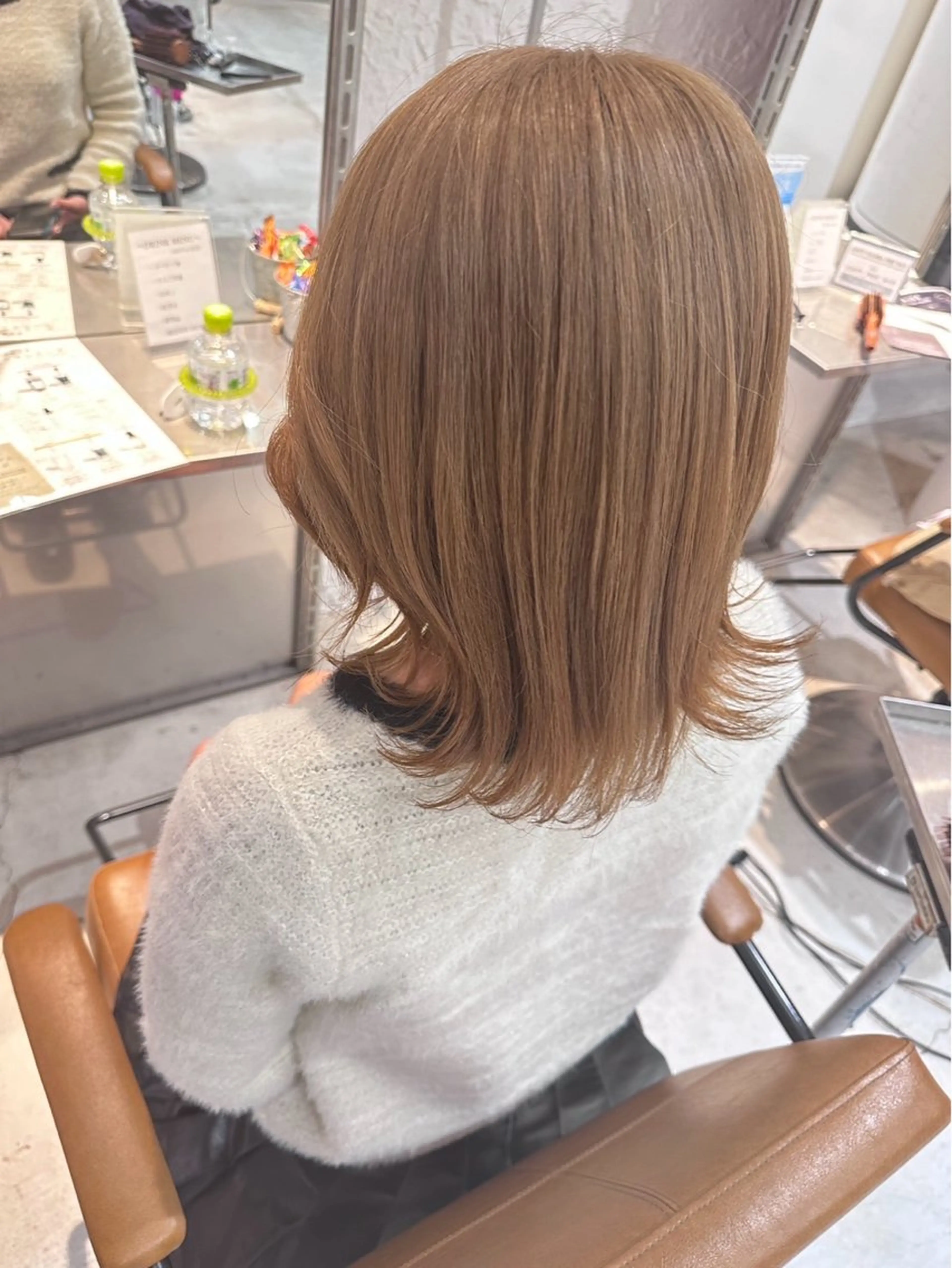 カラー ヘアカラー LUNTY NAMBA 難波駅前店所属・透け感ベージュ 🪐REN🪐のヘアスタイル