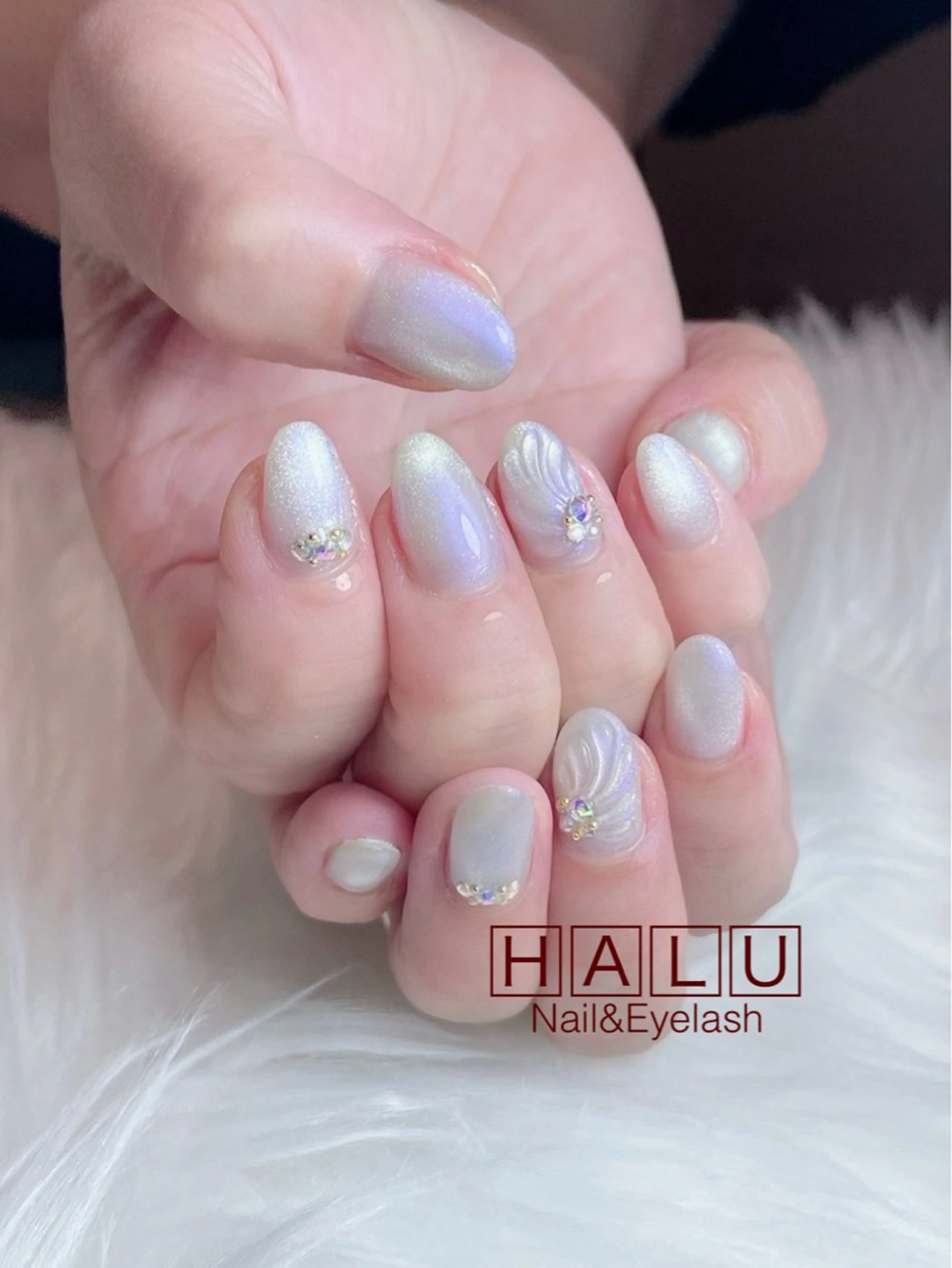 ネイル マグネットネイル ハンドネイル フットネイル HALU ハルのネイルデザイン