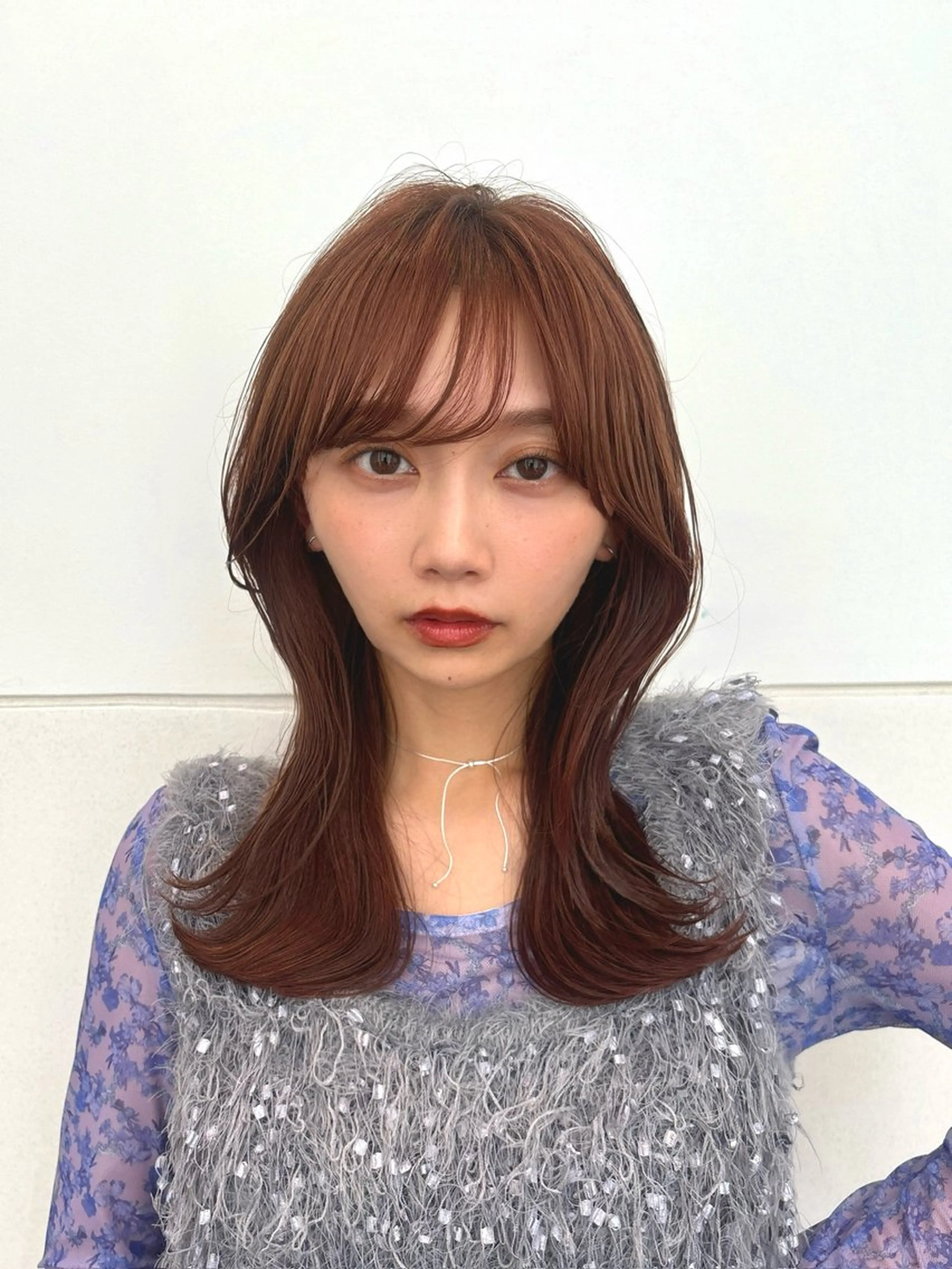 ミディアム カラー ミディアムレイヤー ミディアムパーマ レイヤーカット 小顔カット カット ヘアカラー 🍀本格ヘッドスパ 👑髪質改善🍀英司のヘアスタイル