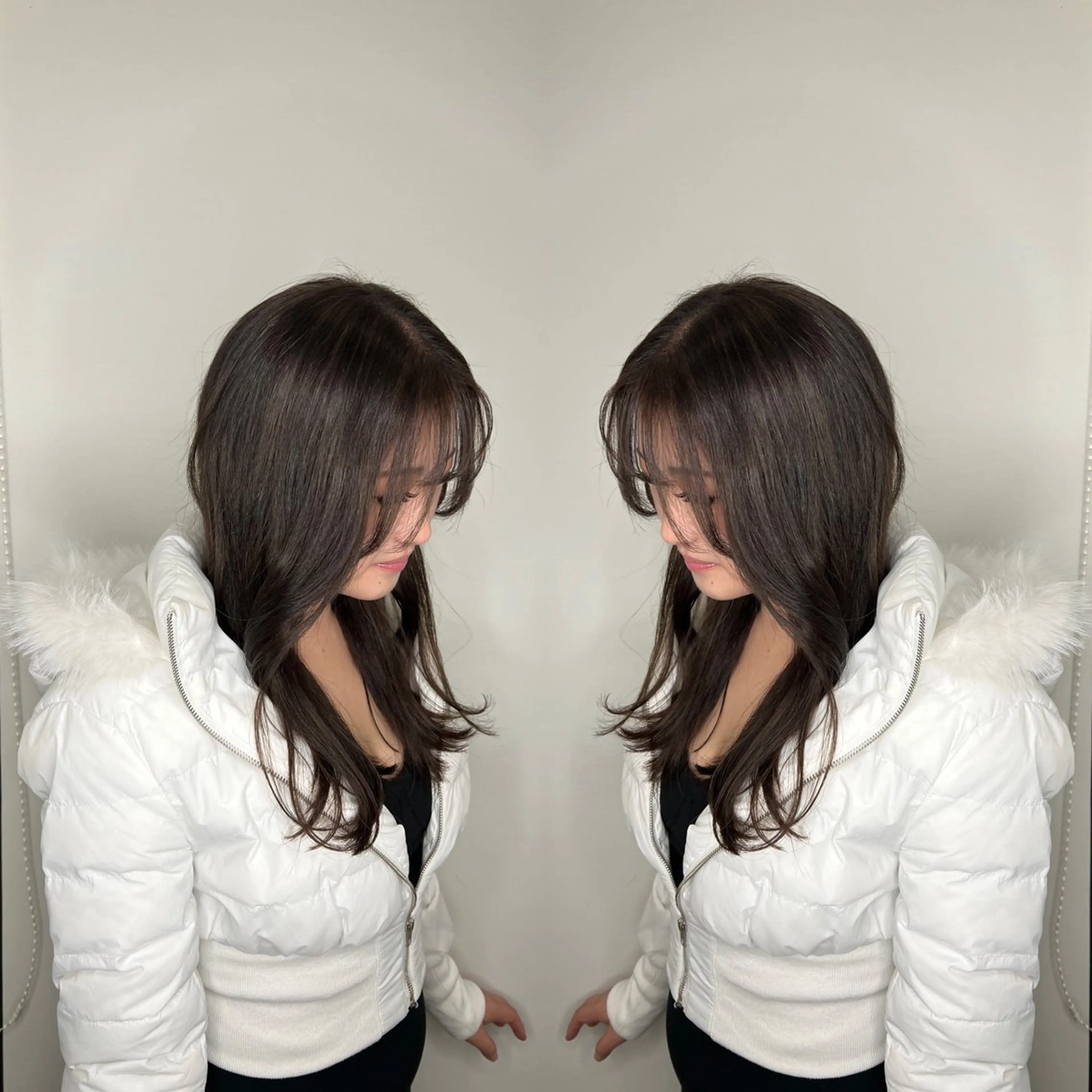 ロング カラー レイヤー/ボブ/ ミニボブ/AOIのヘアスタイル