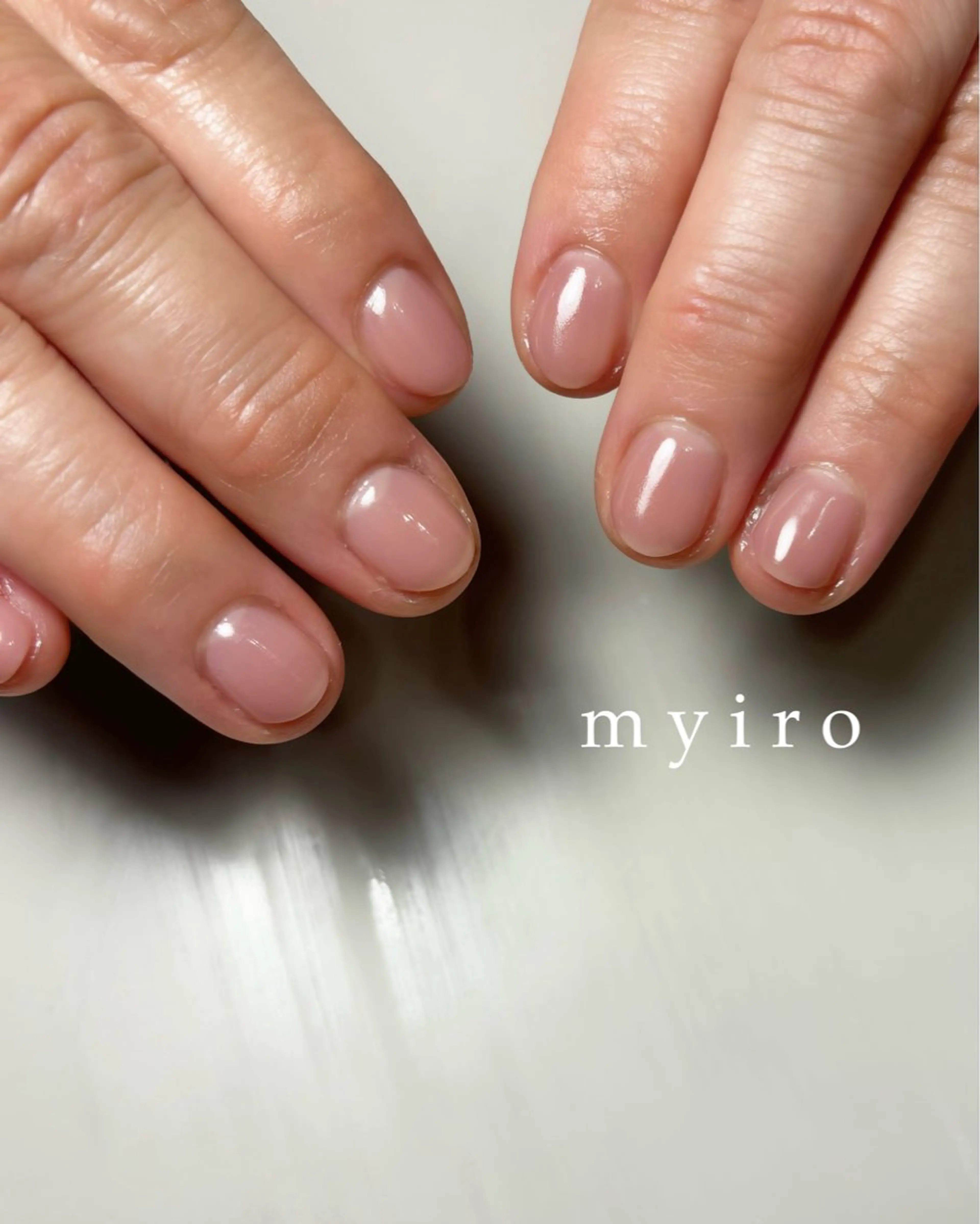 ネイル ワンカラーネイル myiro【マイロ】 林のネイルデザイン