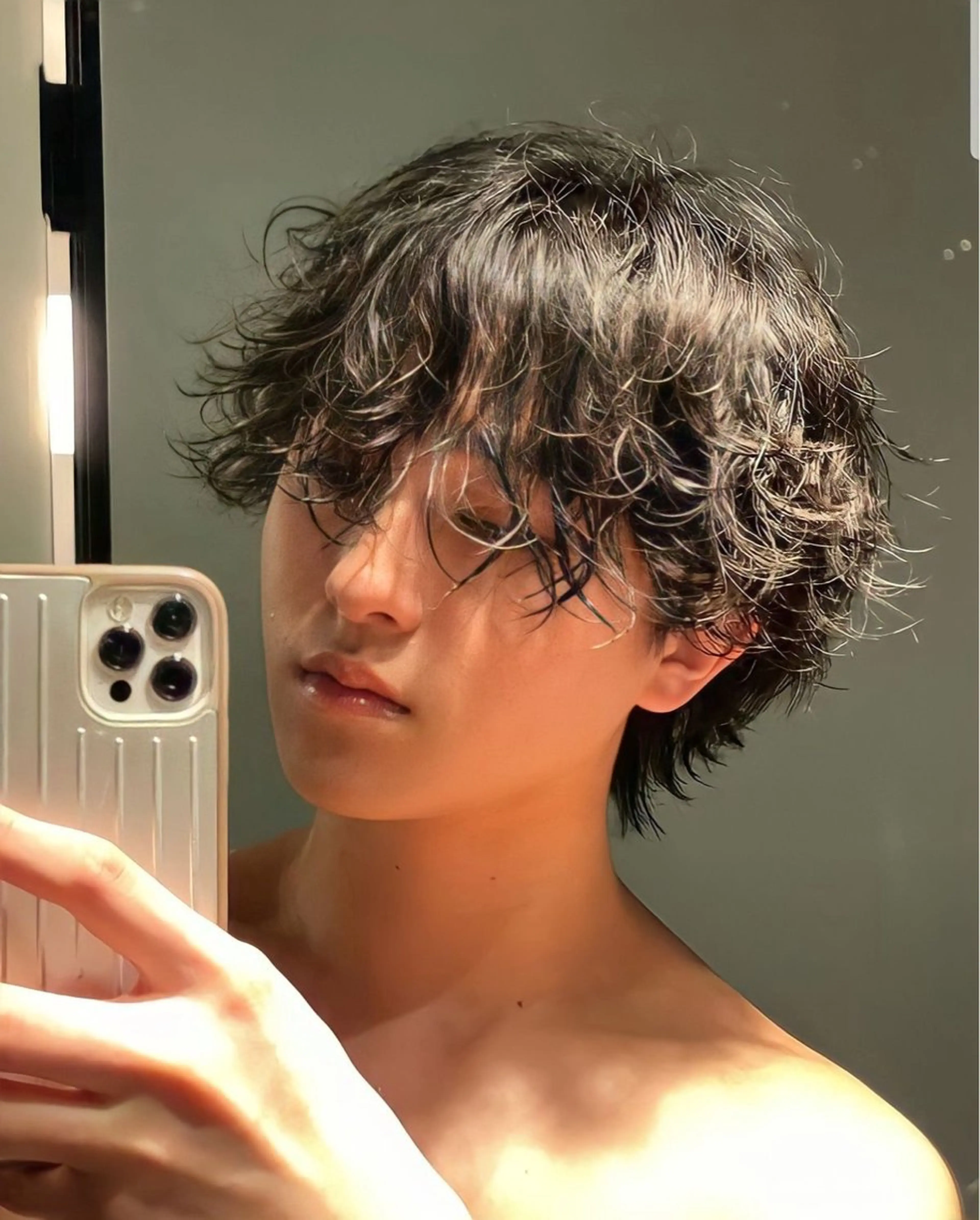 ショート パーマ メンズ 【メンズサロン】 BLUCK 横浜のヘアスタイル