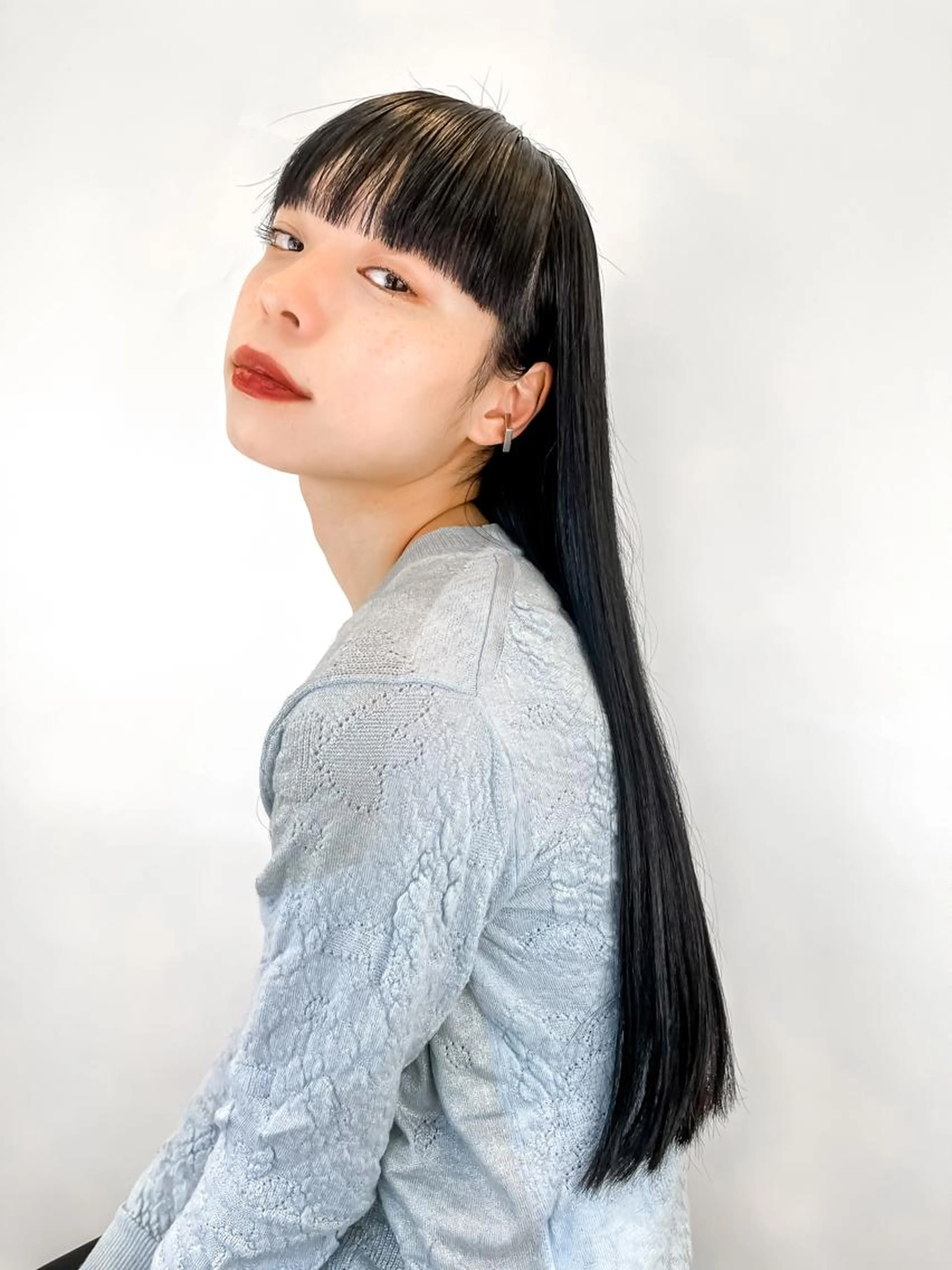 シャンプーブローの写真