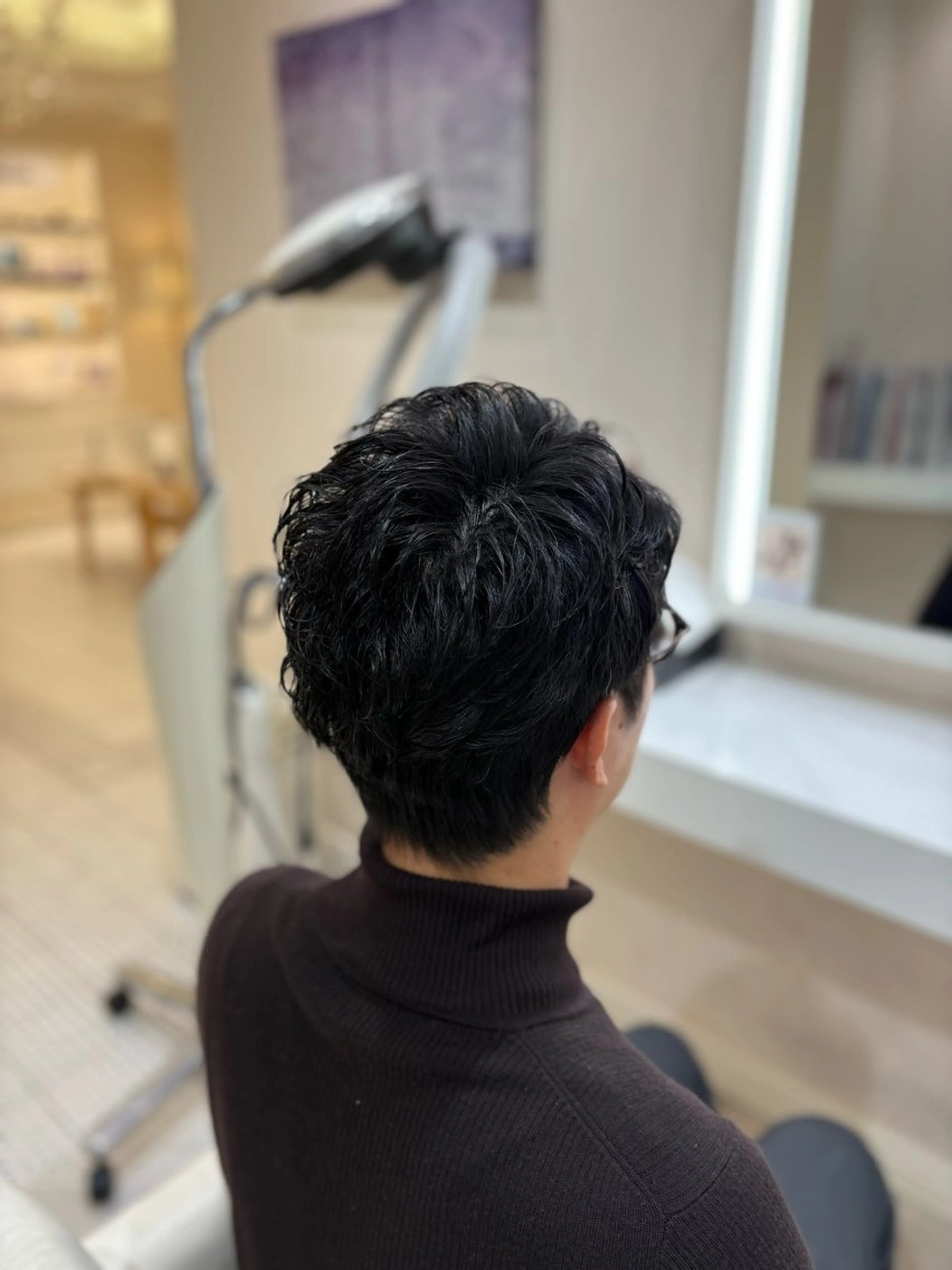 メンズ メンズパーマ カット パーマ レ　セゾンEX大宮店所属・石山 海斗のヘアスタイル