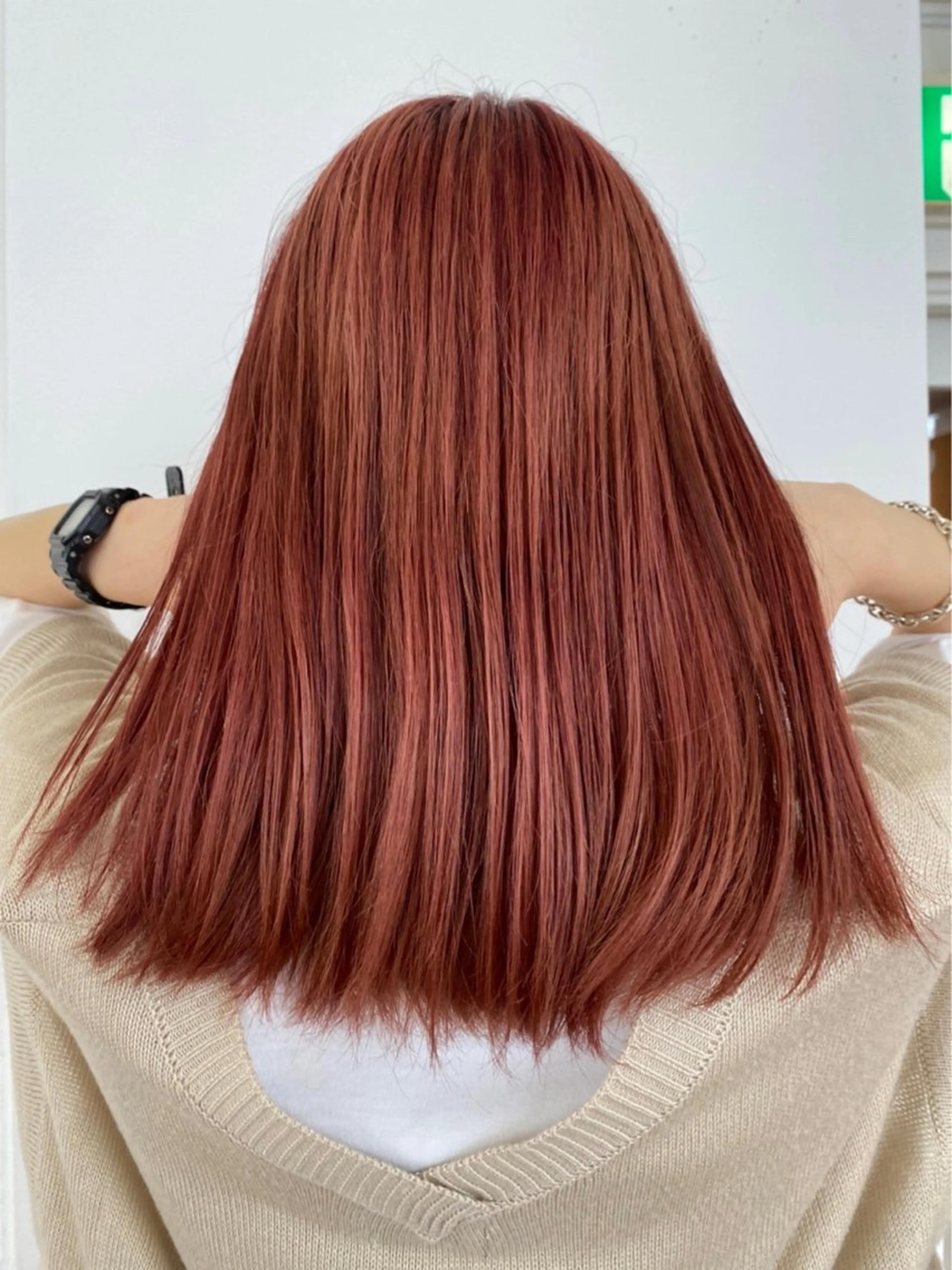 ロング カラー ブリーチ カット/パーマモデル 募集🩵　yukaのヘアスタイル