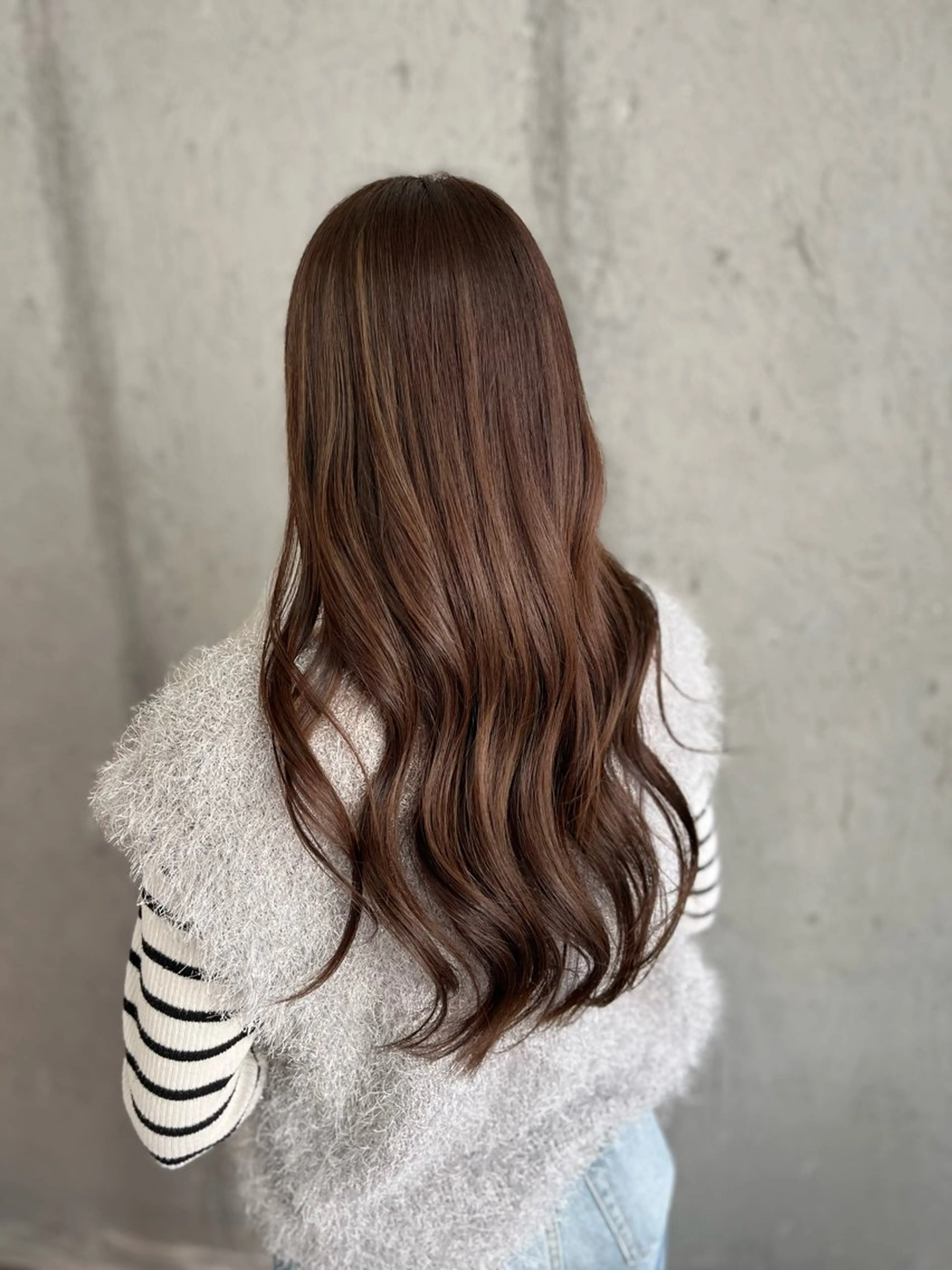 ロング カラー カット ヘアカラー Mariana雛/ 西大分/ハイライトのヘアスタイル