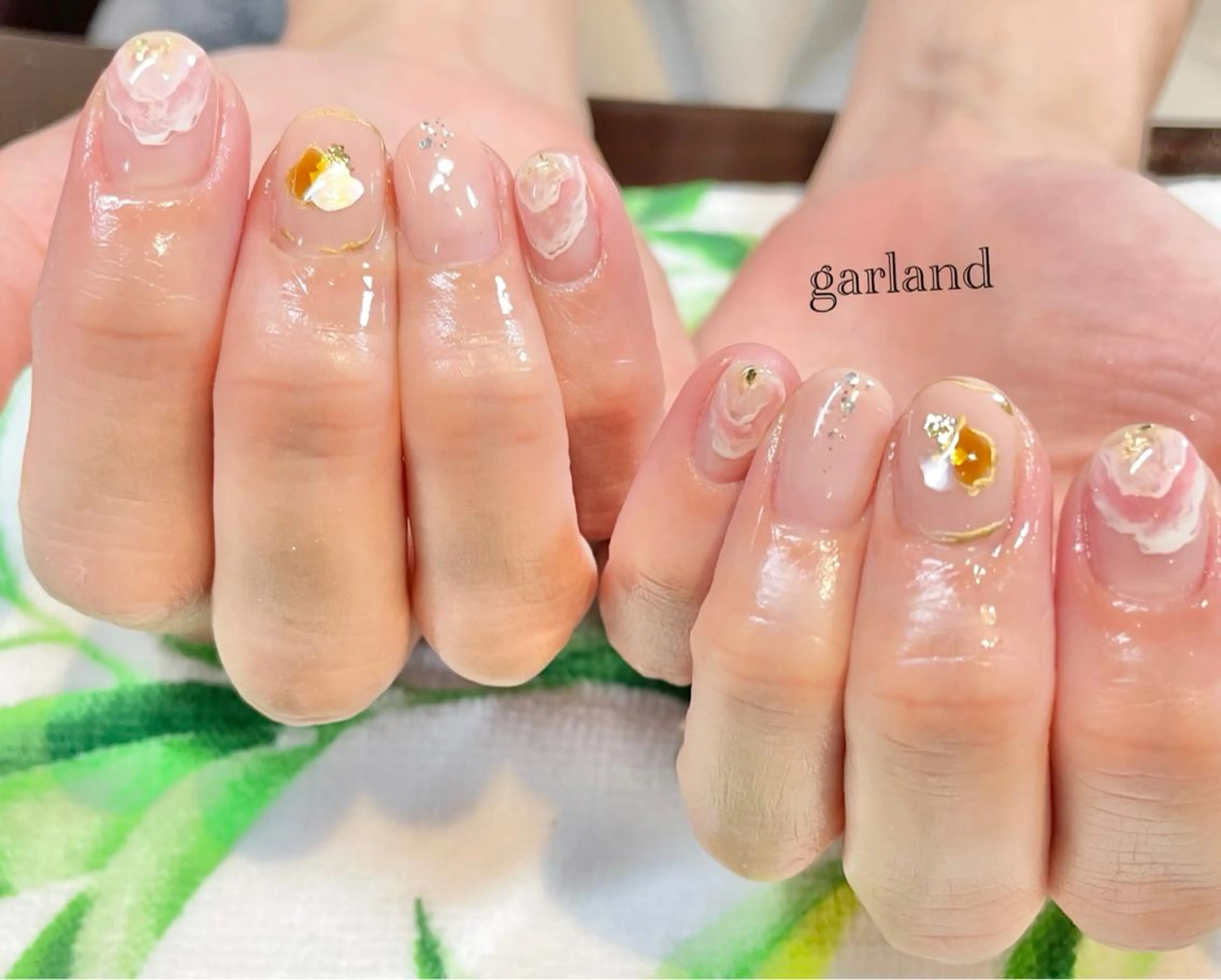 ネイル ハンドネイル Garland Nail.maoのネイルデザイン
