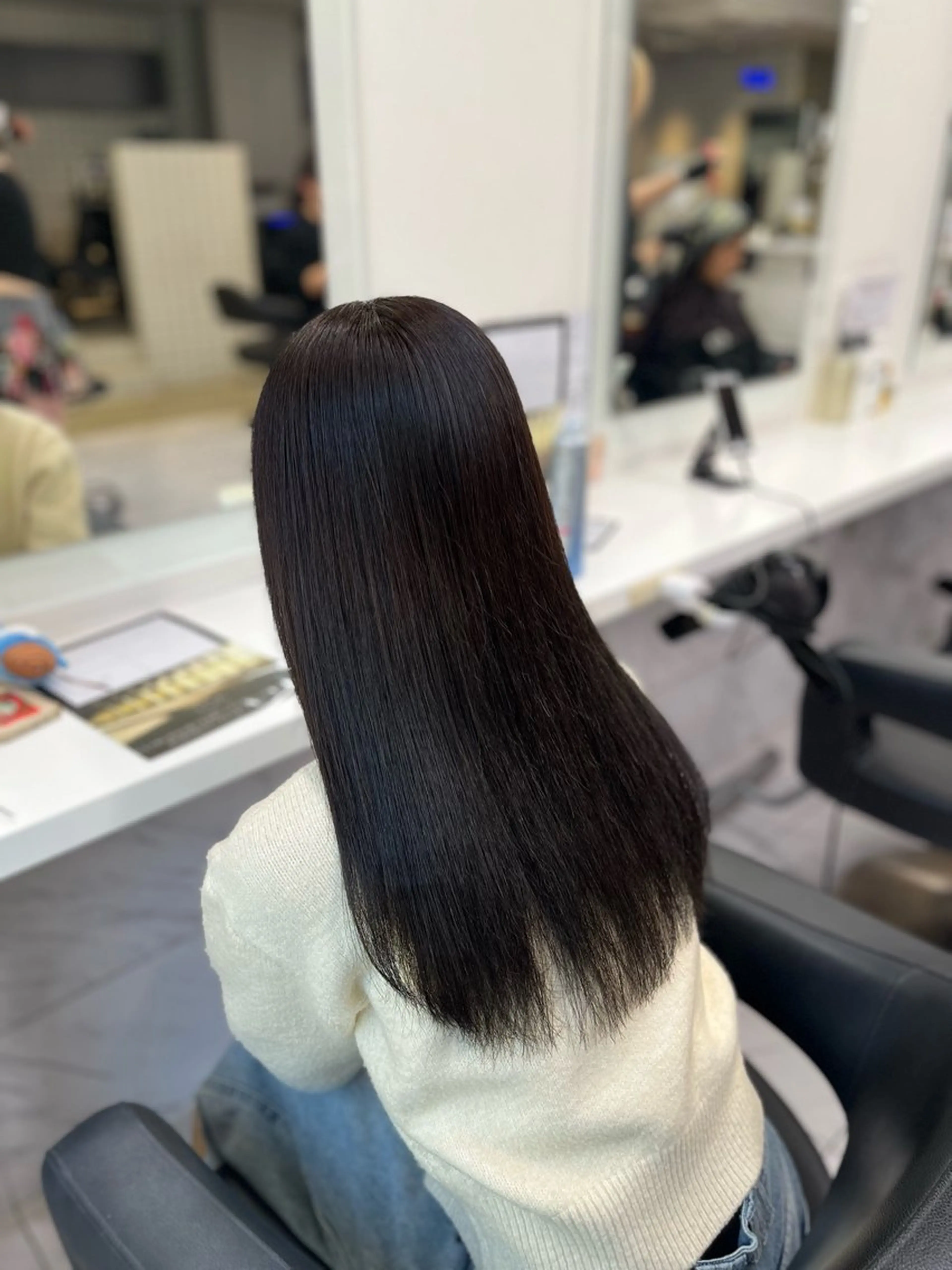 ロング カラー ヘアアレンジ カット ヘアカラー 🫧艶カラー🫧 /白髪染め/横浜のヘアスタイル