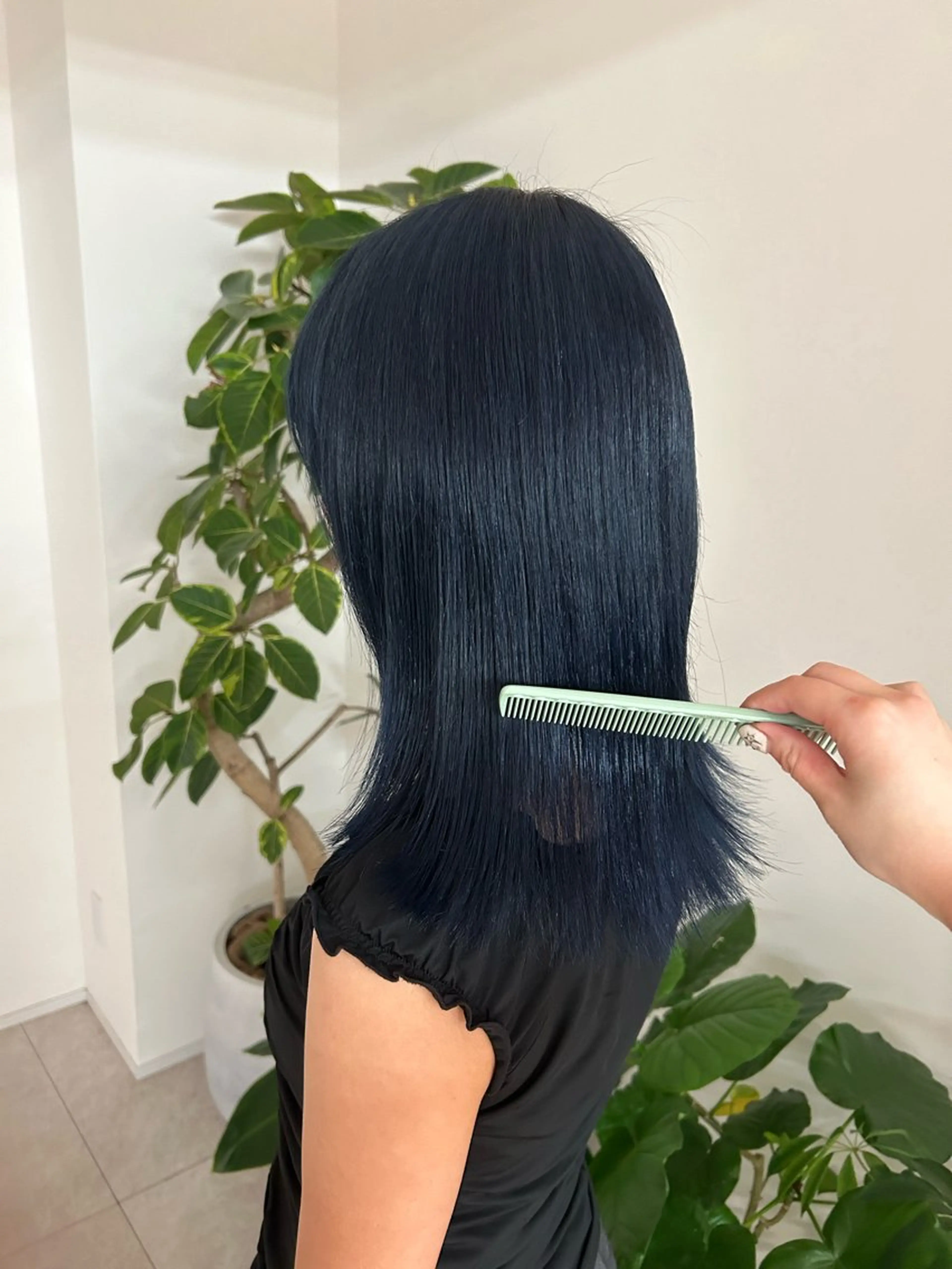 ミディアム ヘアカラー FILMS haru 暖色カラーのヘアスタイル