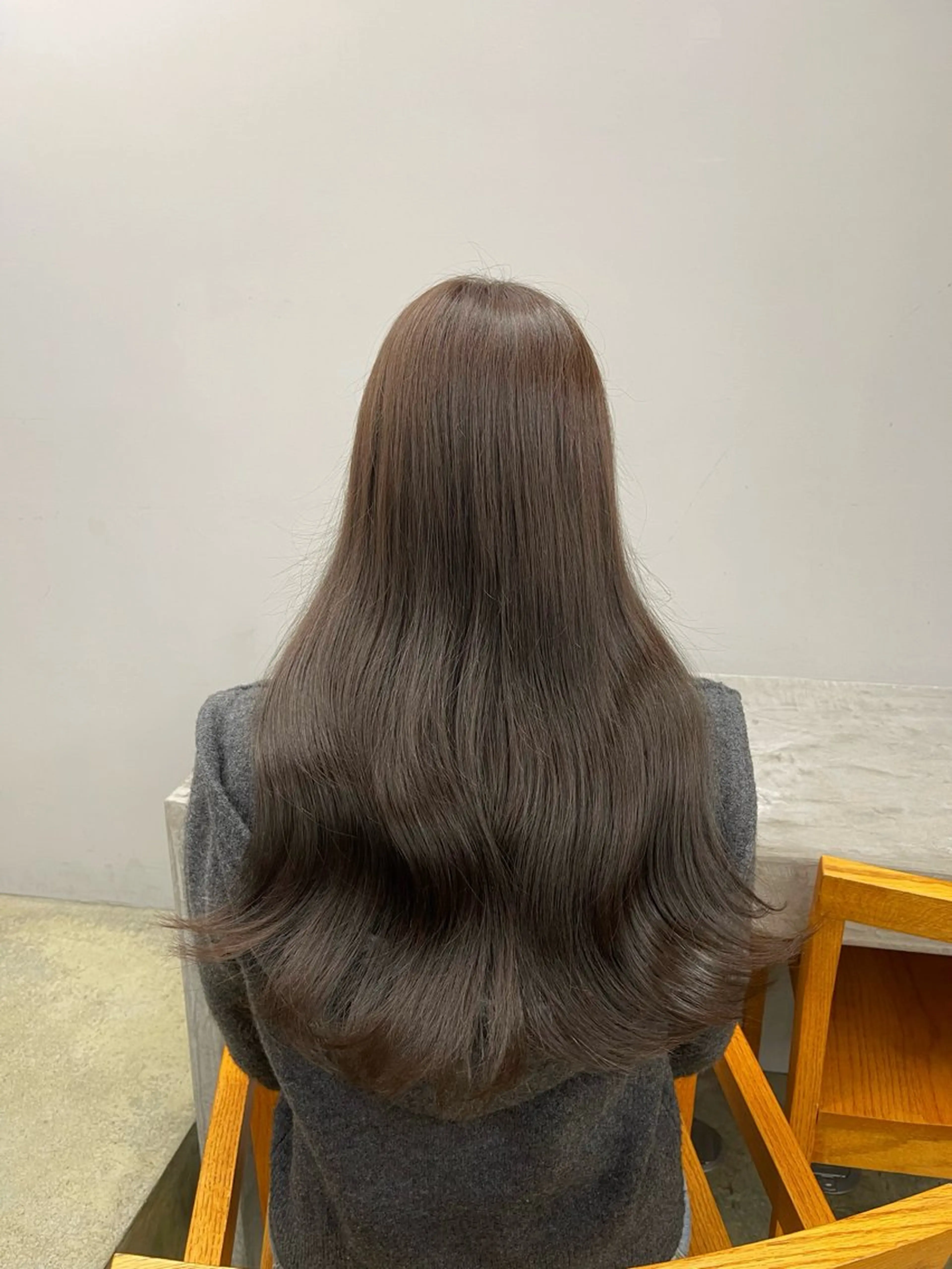 ロング カラー ベージュカラー ヘアカラー トリートメント 愛莉/ラベンダー/ ベージュ/ブラウンのヘアスタイル