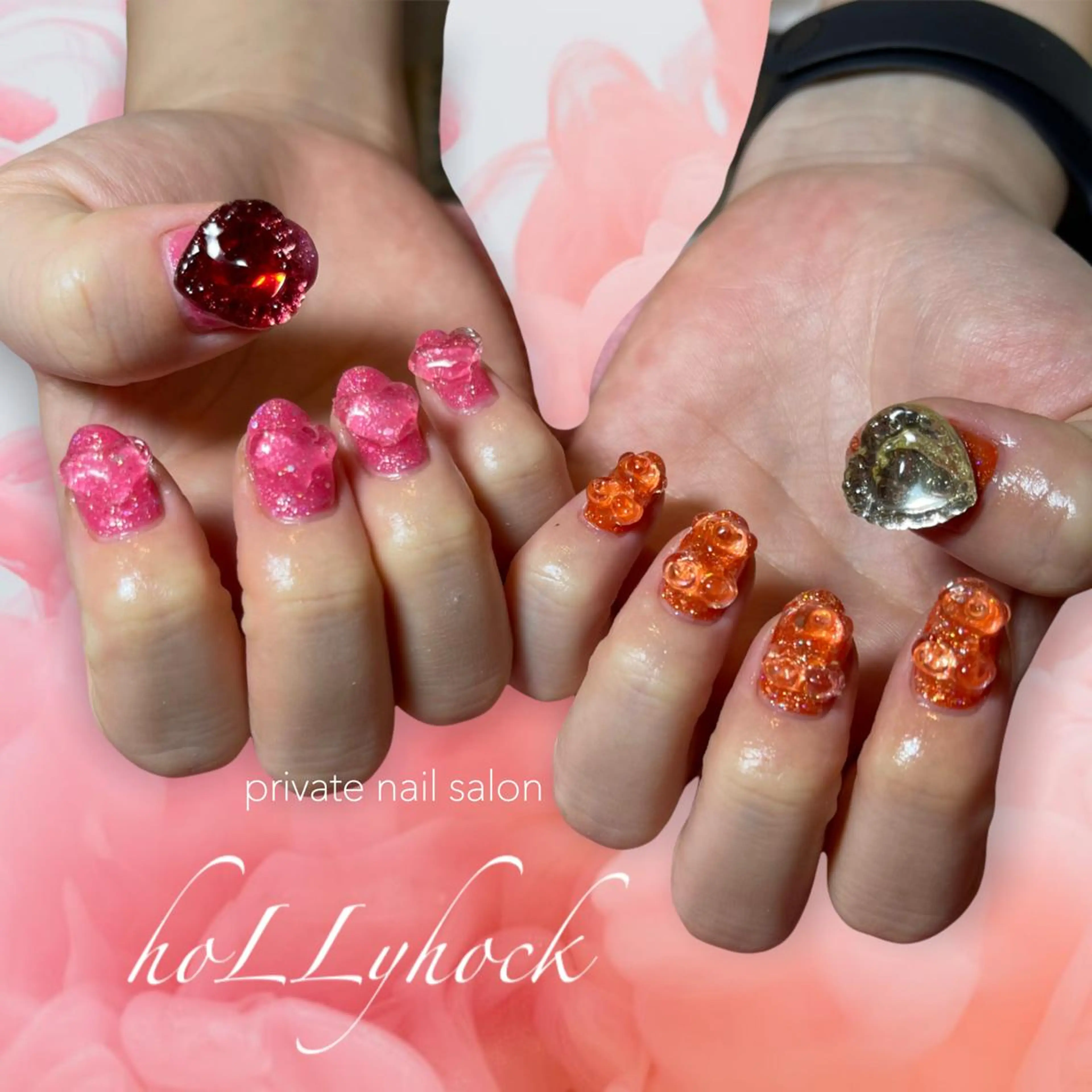ネイル ハンドネイル nail salon hoLLyhockのネイルデザイン