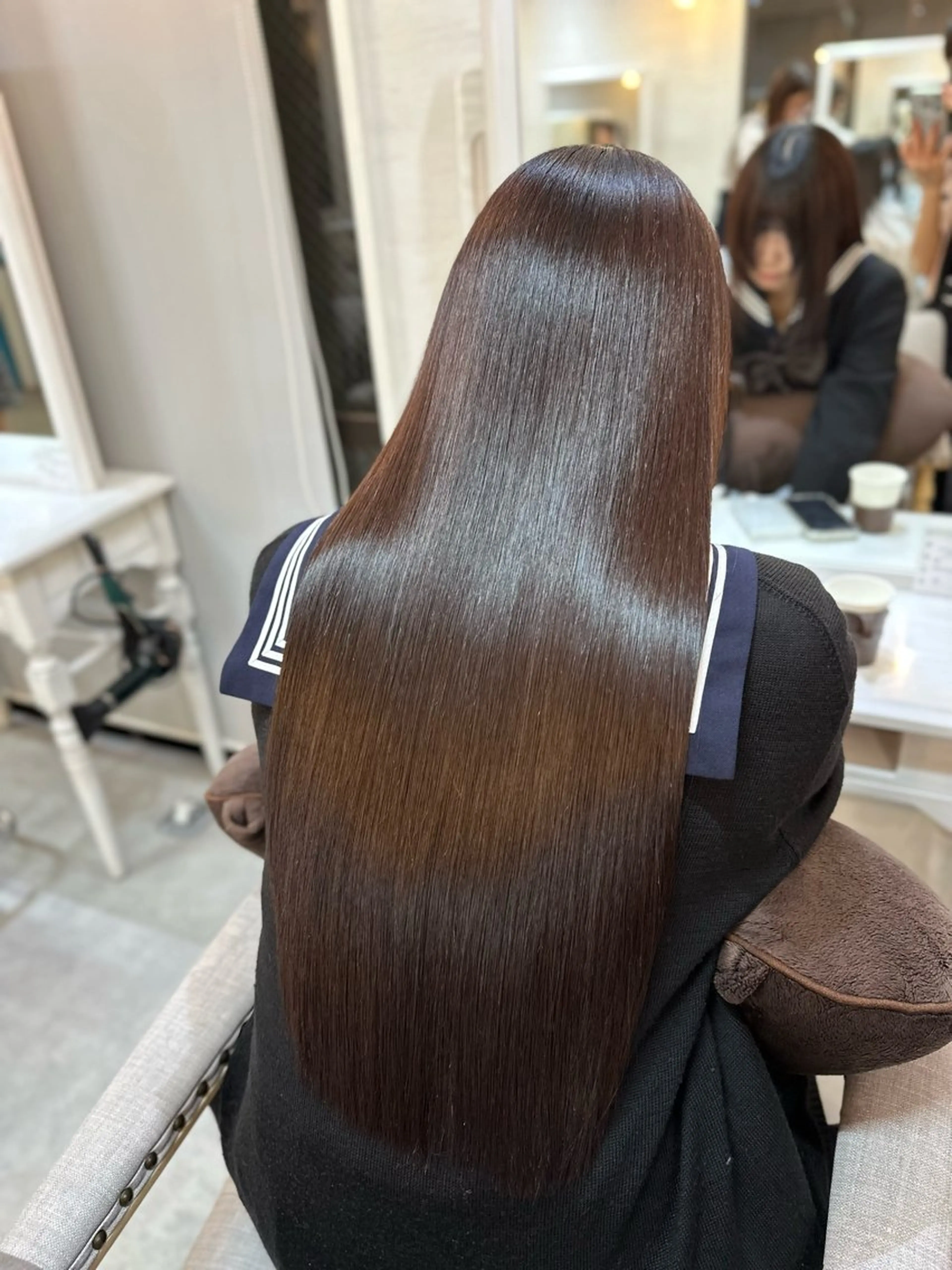 ロング トリートメント 🖤ほのか/ツヤ髪 /髪質改善/縮毛矯正のヘアスタイル