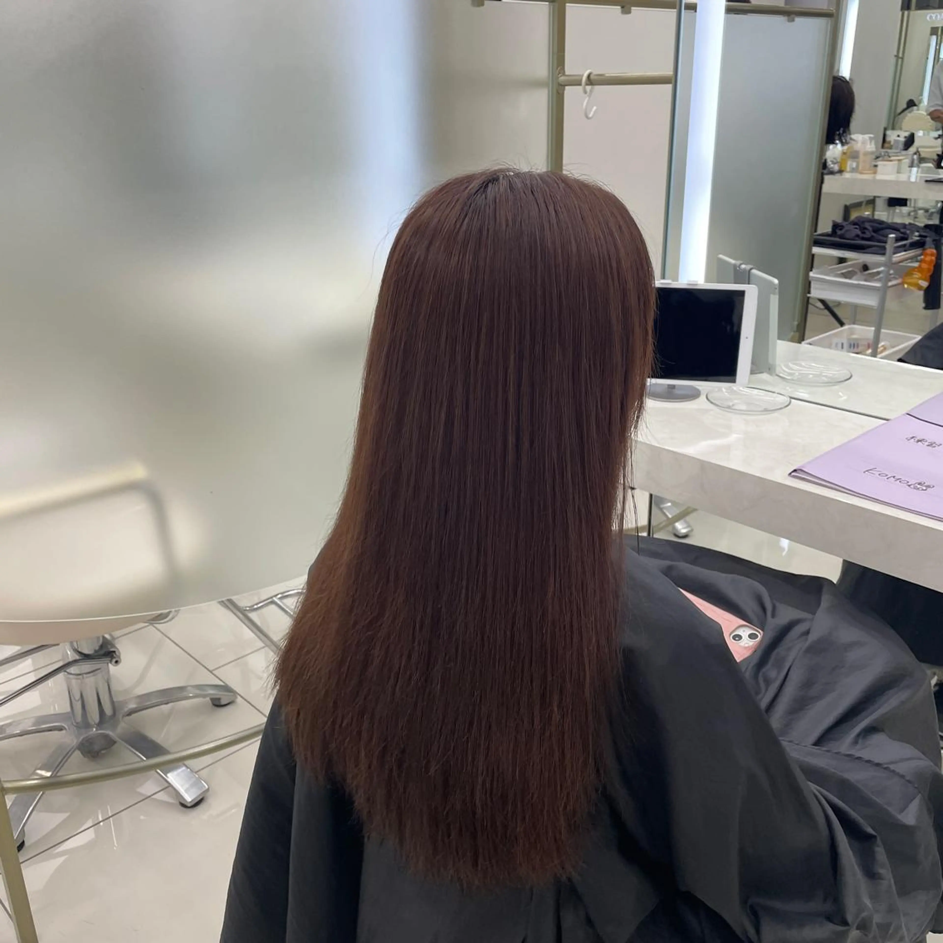 ロング カラー ブリーチ ブリーチなしカラー COA GINZA/ 相澤謙心のヘアスタイル