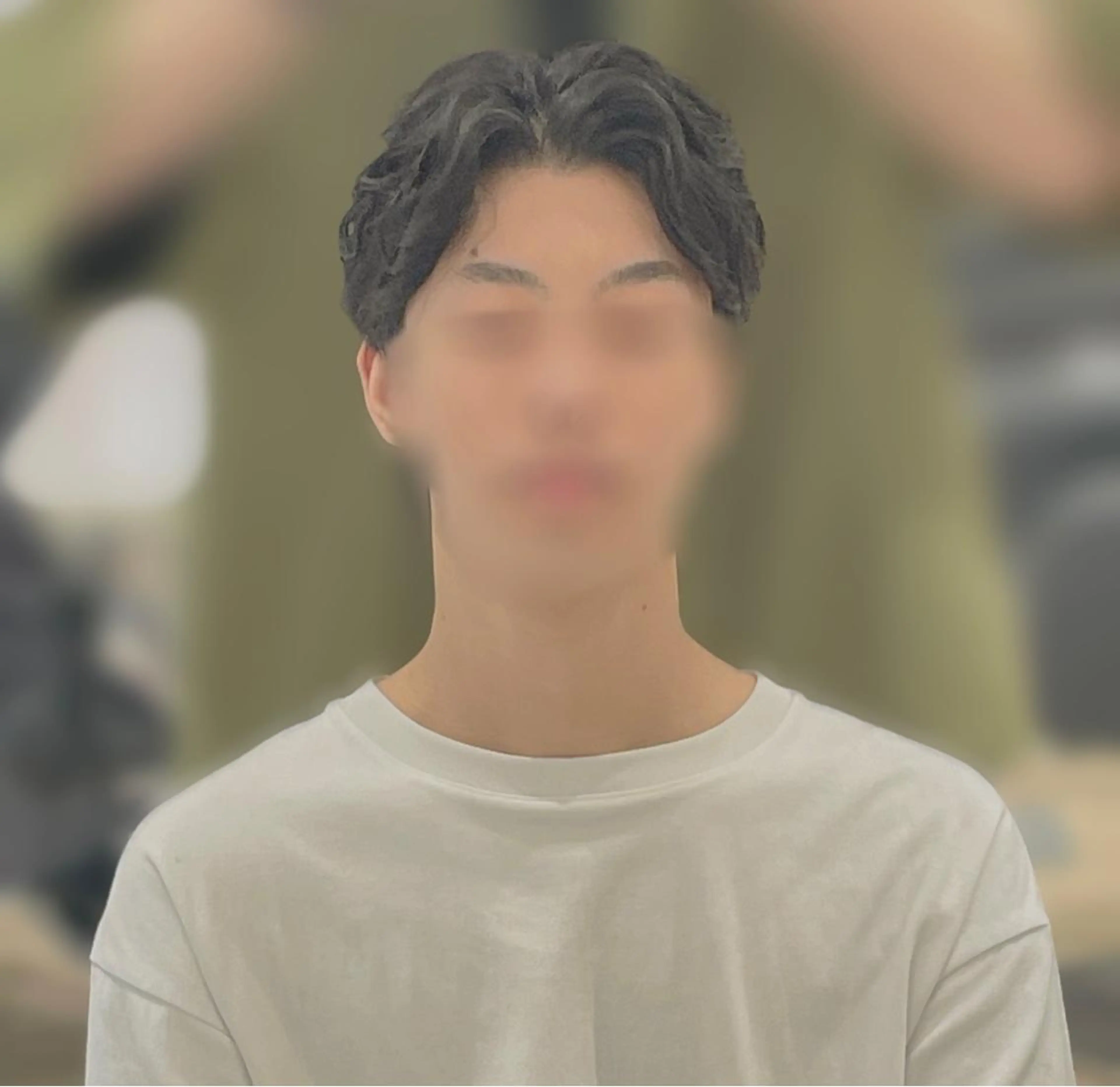 メンズ 曲がる縮毛矯正 川島爽楽のヘアスタイル