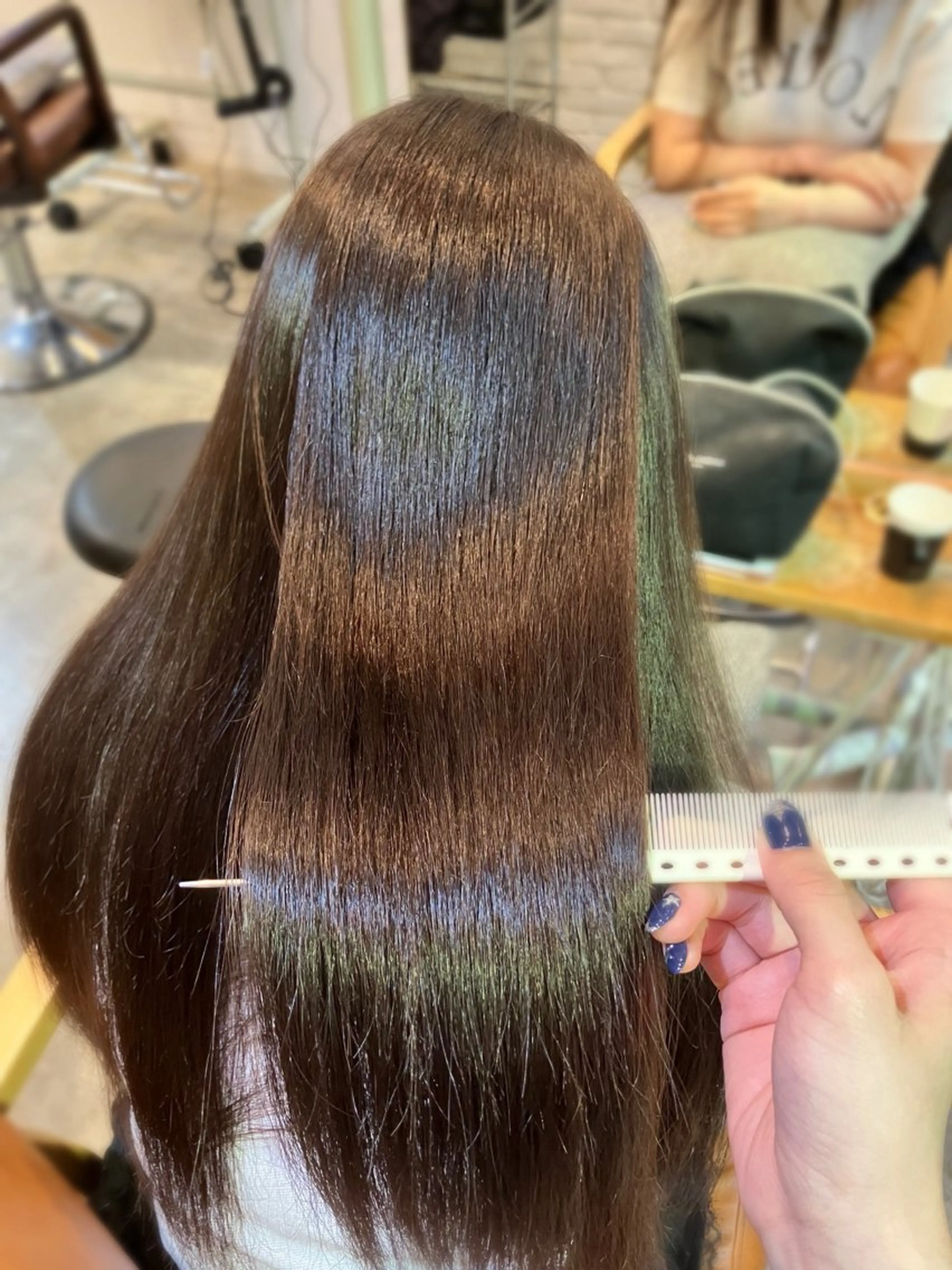 ロング 縮毛矯正 縮毛矯正 🫧縮毛矯正支持率 No.1 ほのか🫧のヘアスタイル