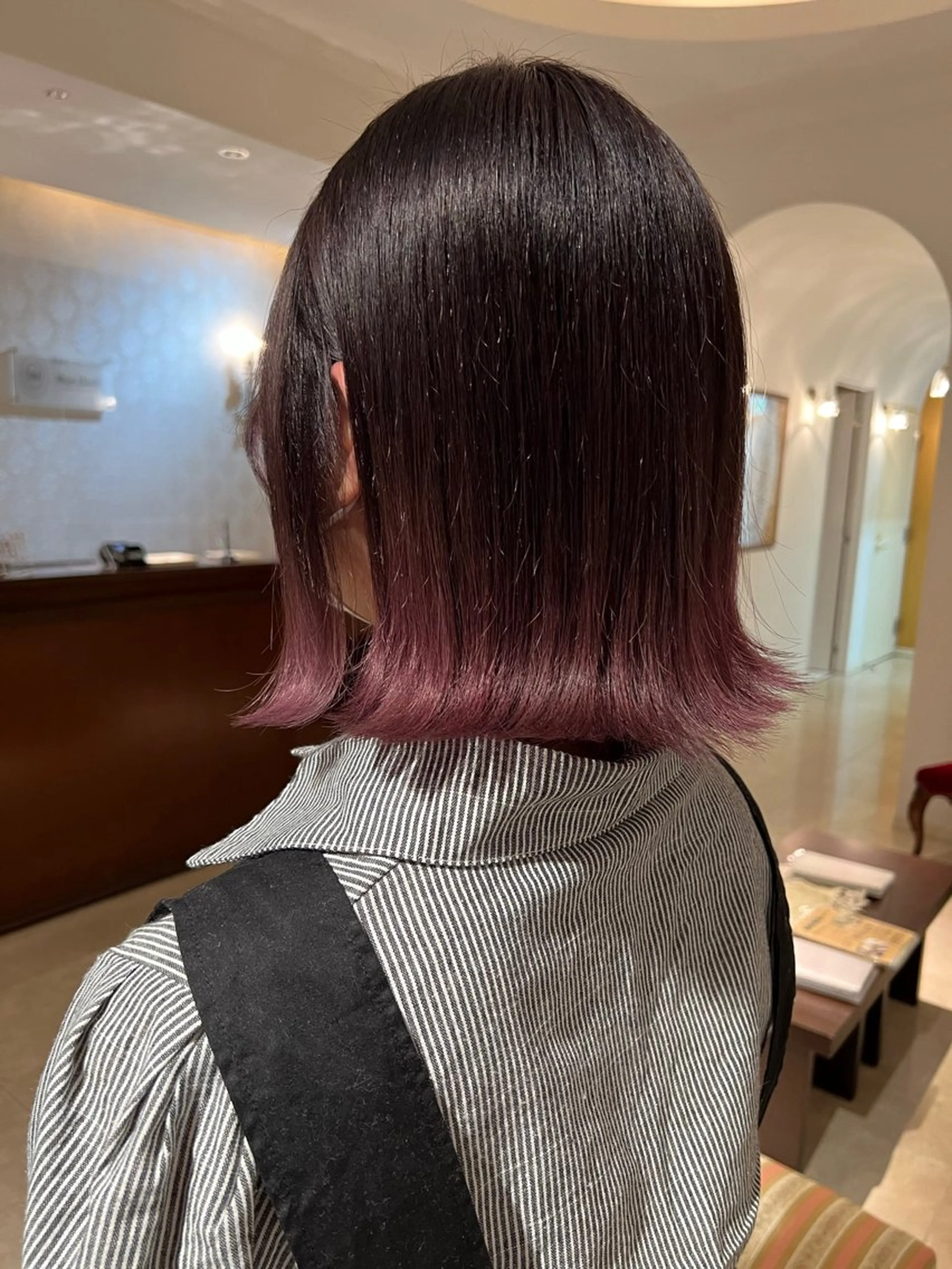 ショート カラー カラースペシャリスト ・齊藤 羽瑠輝のヘアスタイル