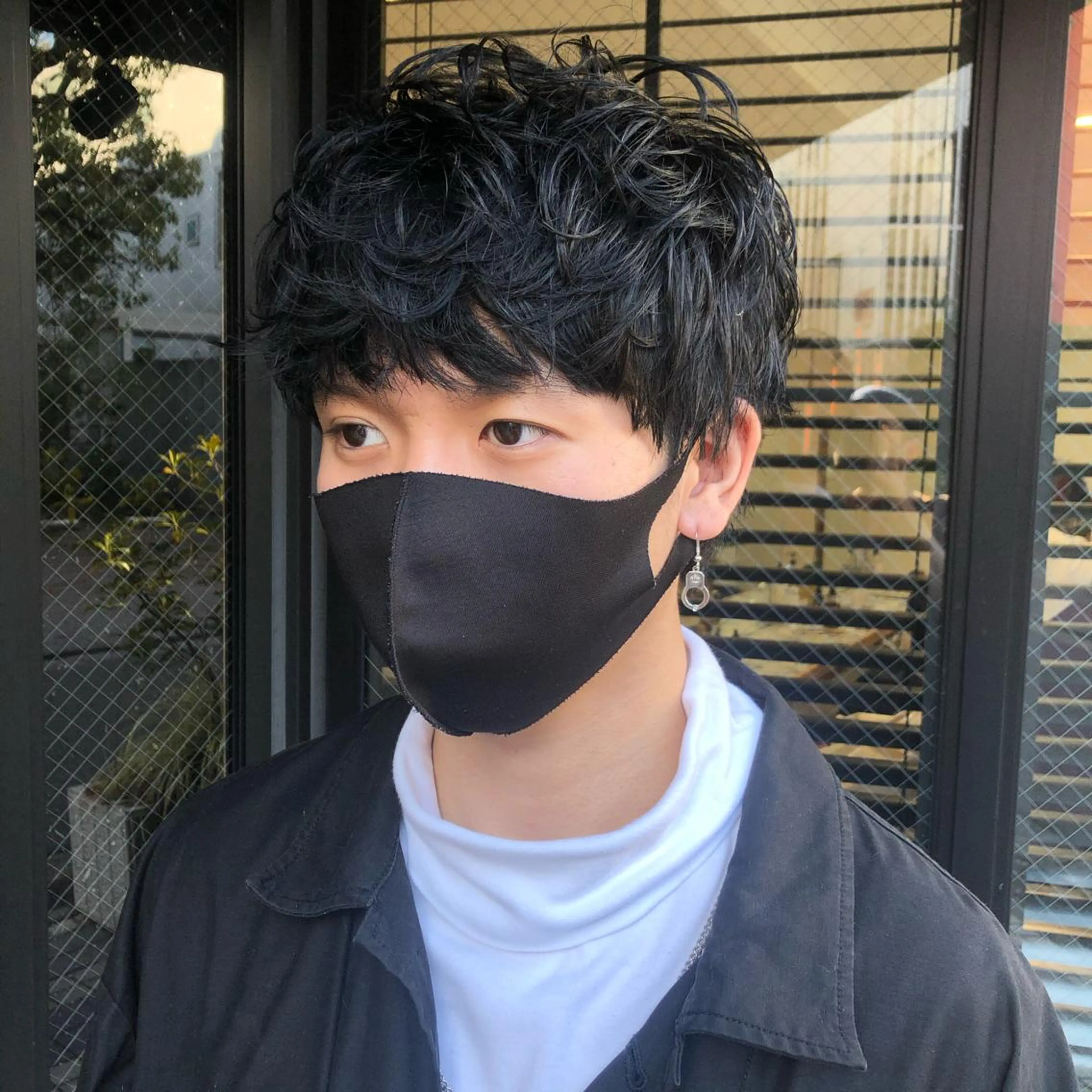 ショート メンズ マッシュ ツーブロック ミヤギ リュウキのヘアスタイル