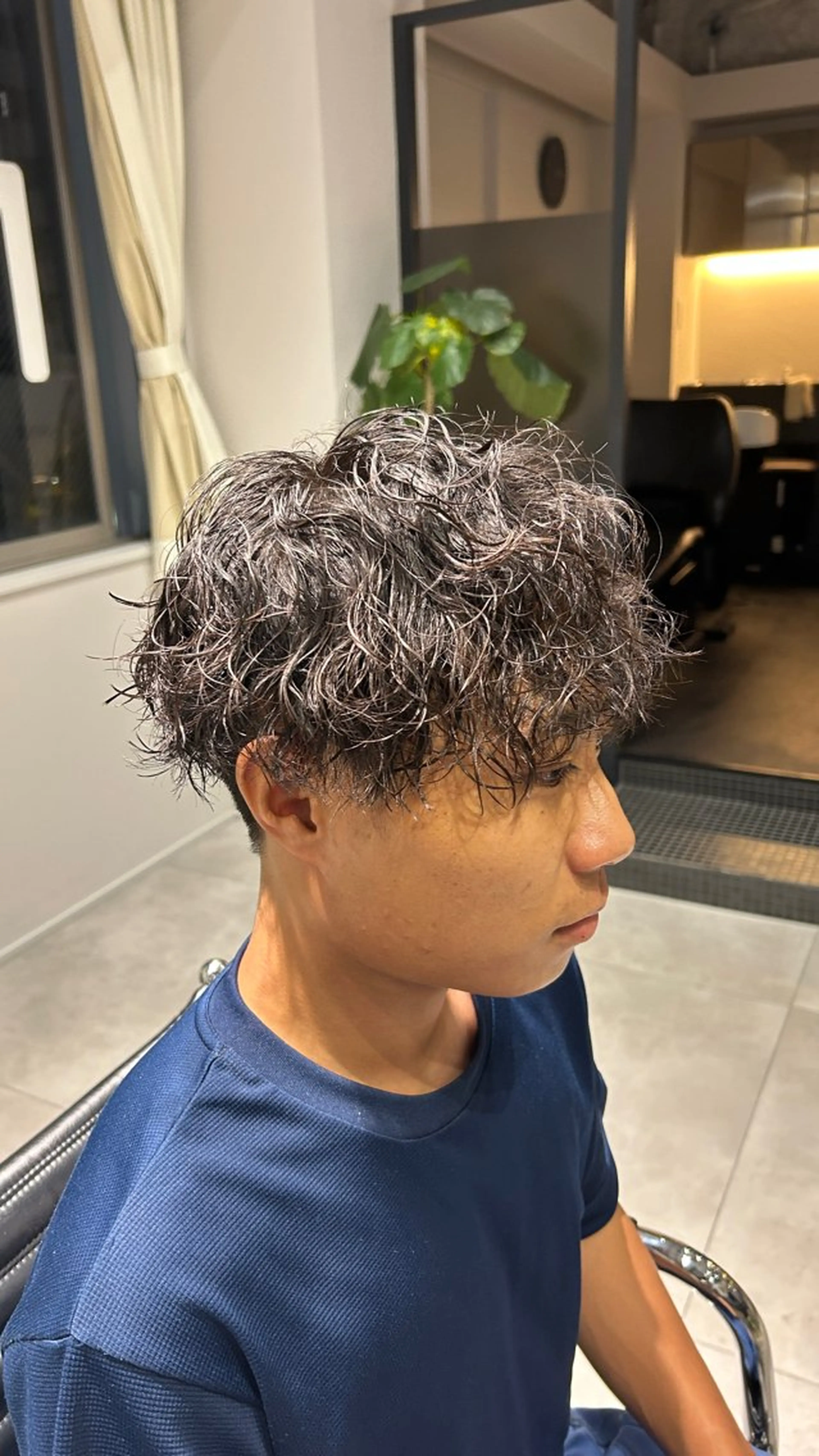 ショート カット パーマ メンズパーマ/メンズ カット/伊藤　げんのヘアスタイル