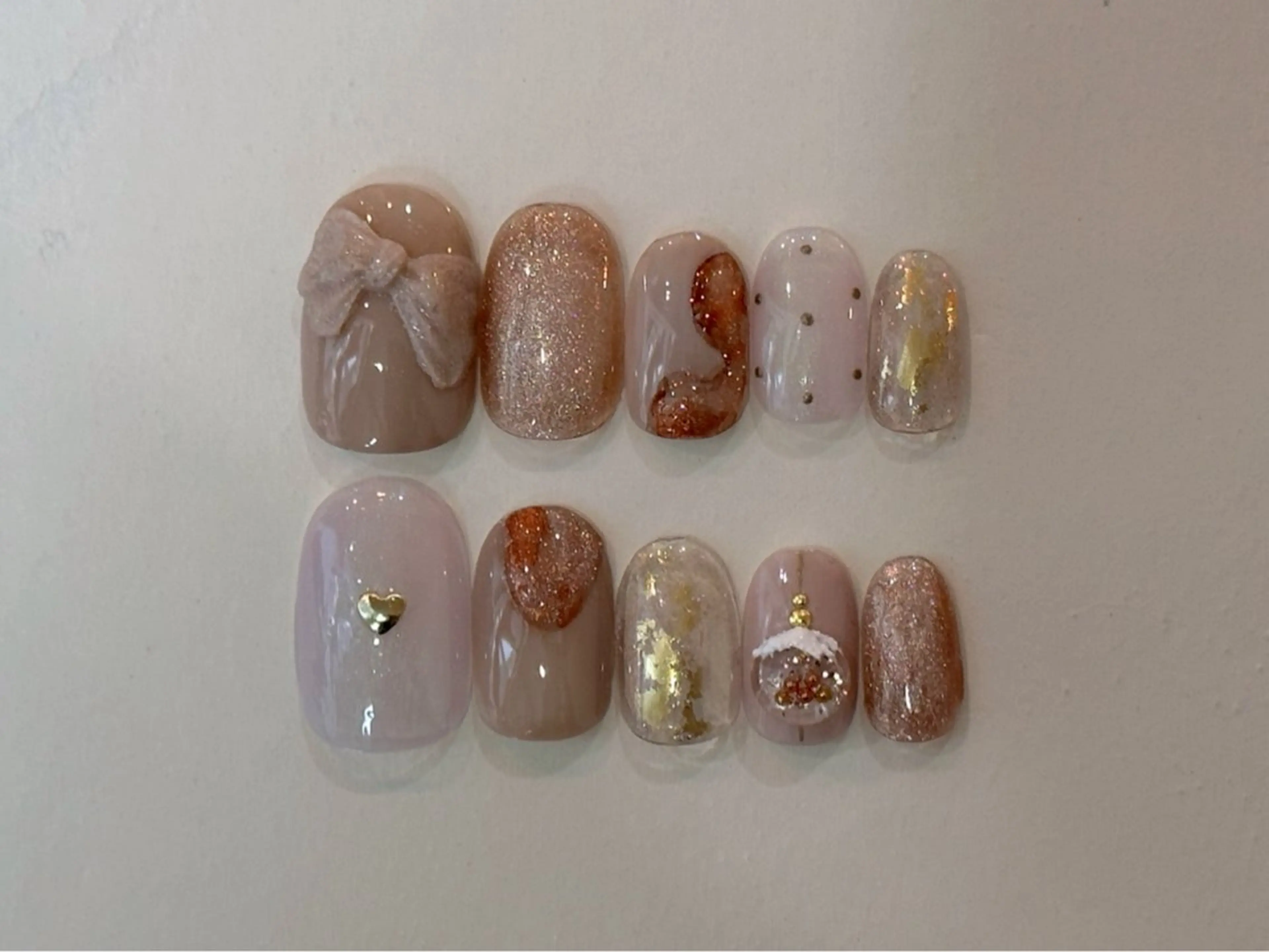 ネイル 冬ネイル クリスマス ハンドネイル Nail Katoのネイルデザイン