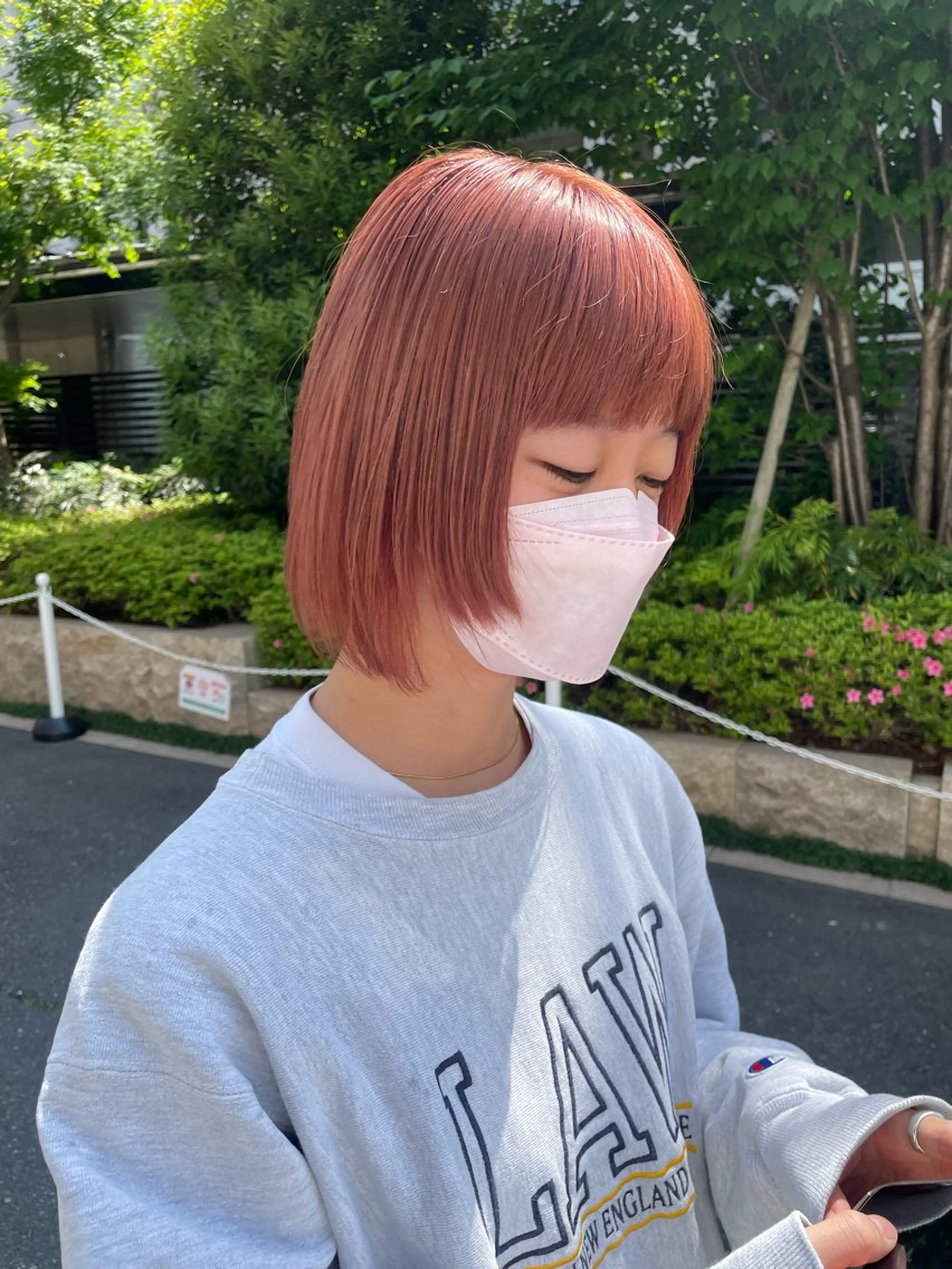 ミディアム カラー 増井 歩夢のヘアスタイル