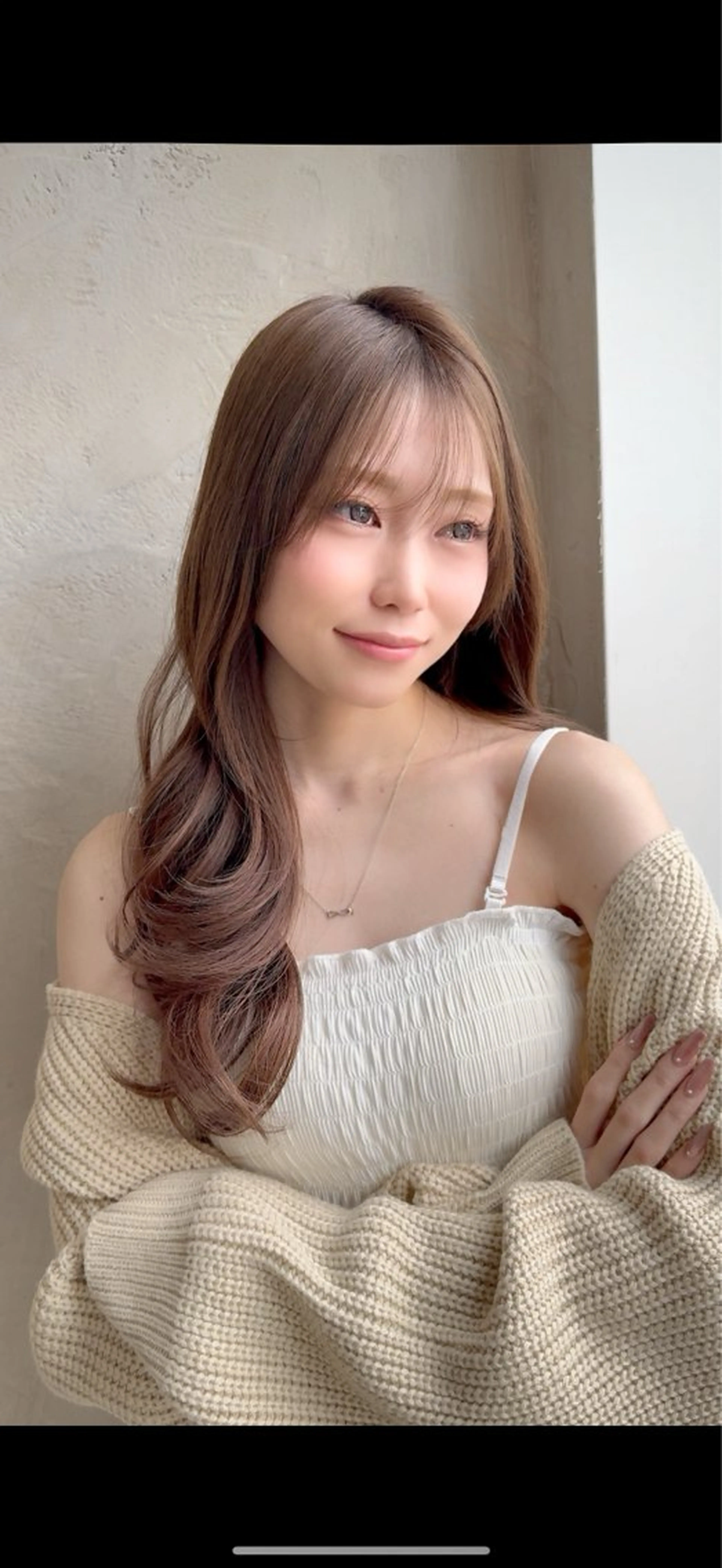 ロング カラー 韓国風ヘア レイヤーカット カット ヘアカラー トリートメント ヘッドスパ 石戸谷　海斗/韓国 レイヤー/艶カラーのヘアスタイル