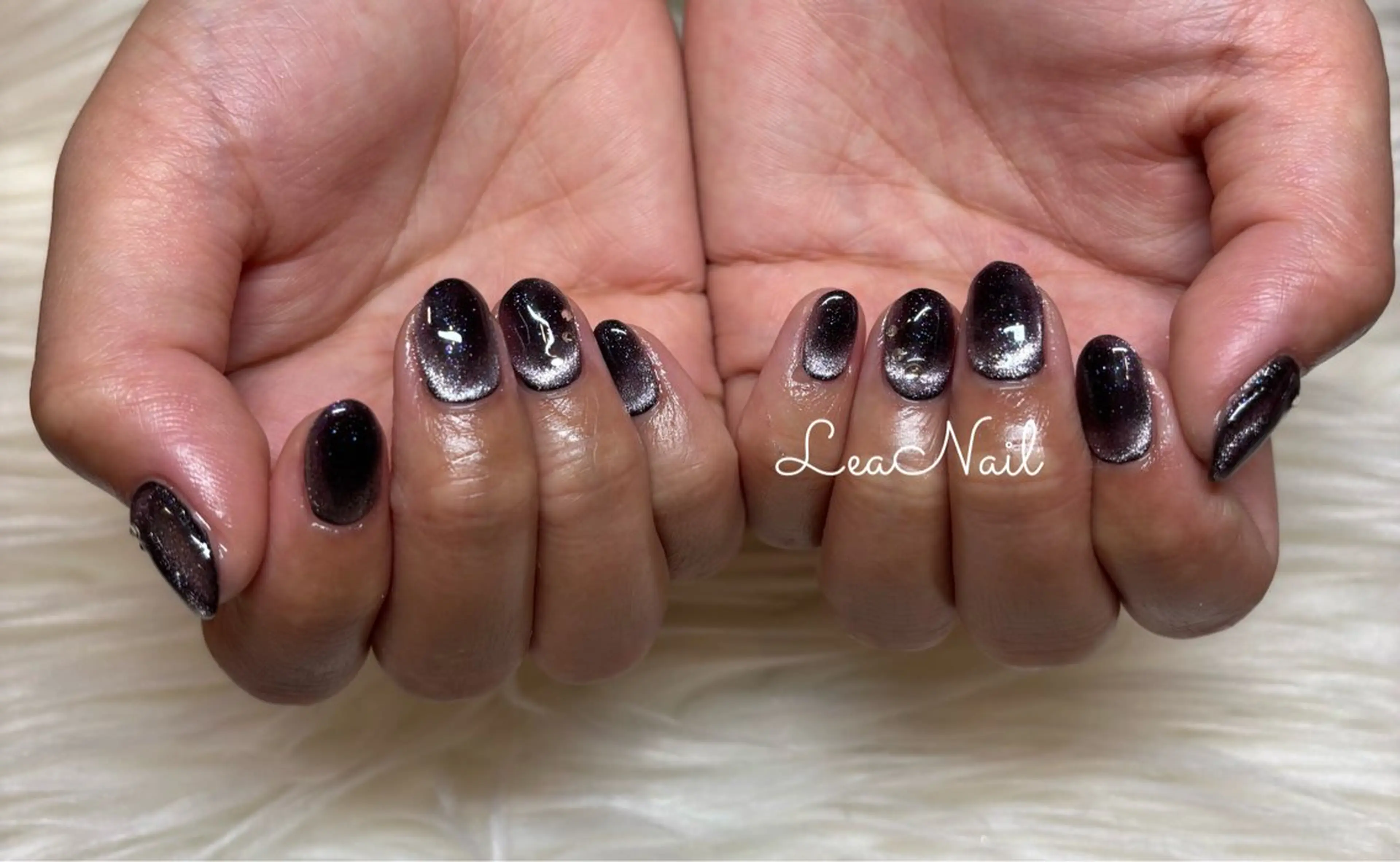 ネイル マグネットネイル ハンドネイル Lea Nailのネイルデザイン