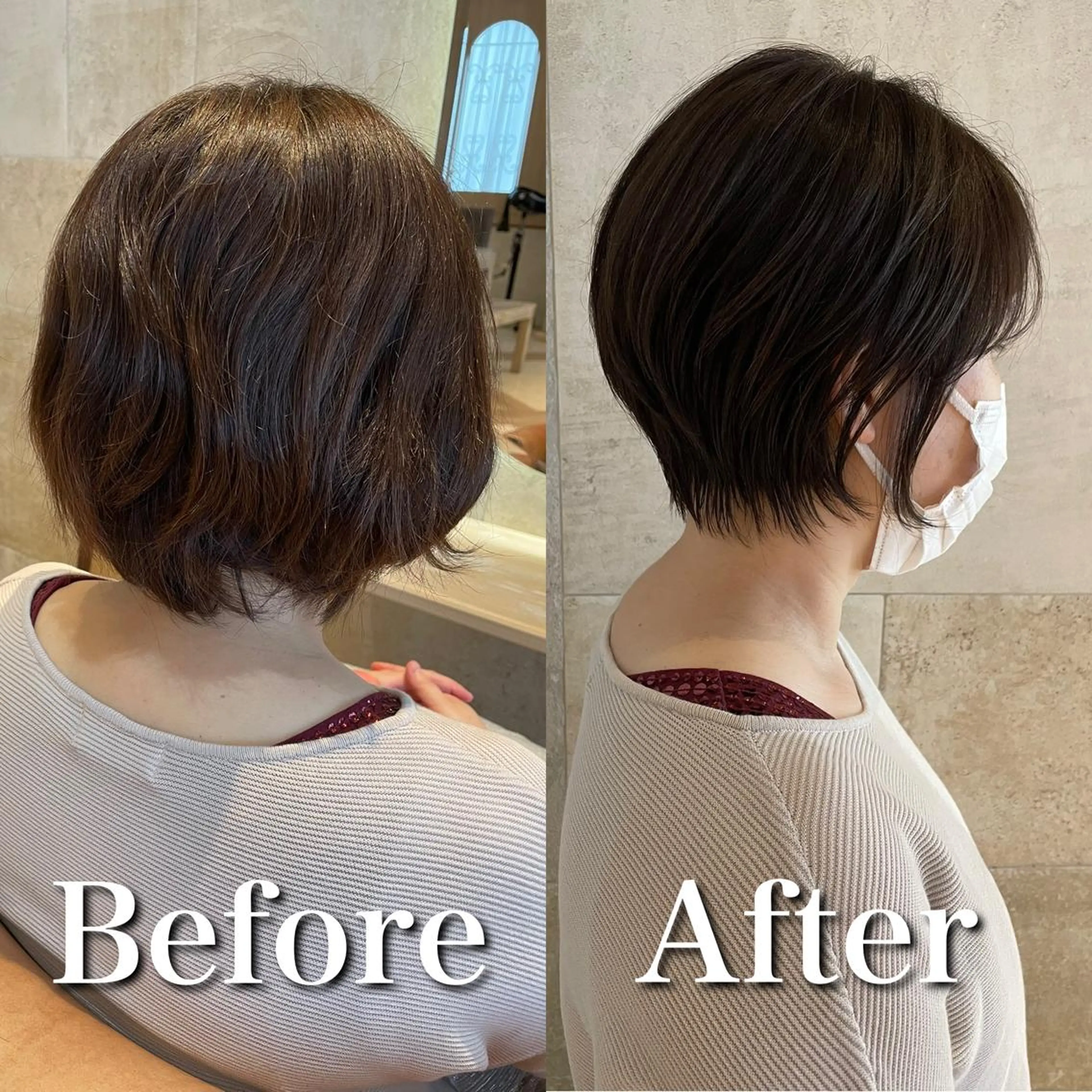 ショート 似合わせカット ショートヘア カット ヘアカラー トリートメント 韓国ヘア/髪質改善 /Harunaのヘアスタイル