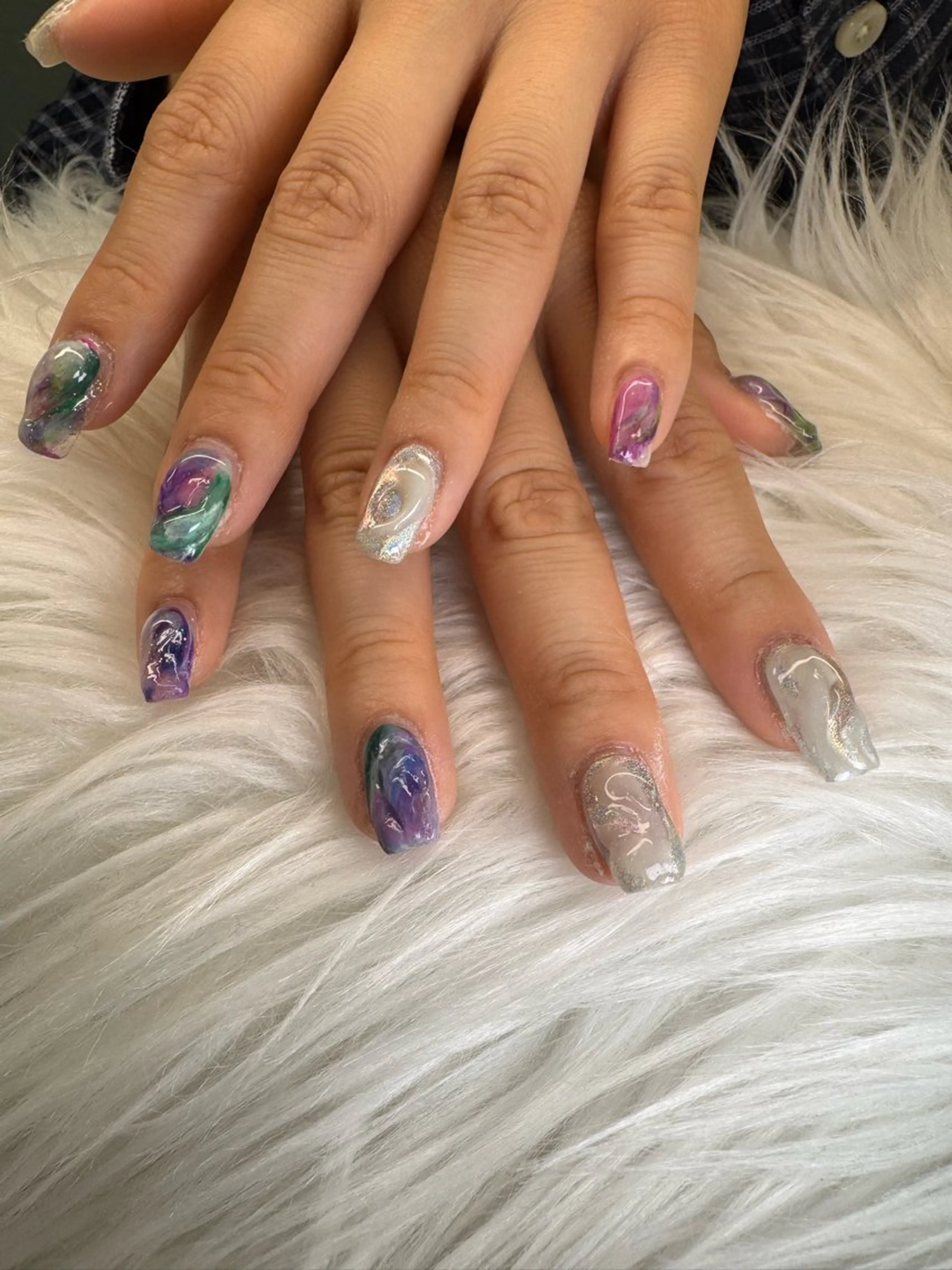 ネイル ハンドネイル YOUTH nails waxing所属・YOUTH natsumiのネイルデザイン