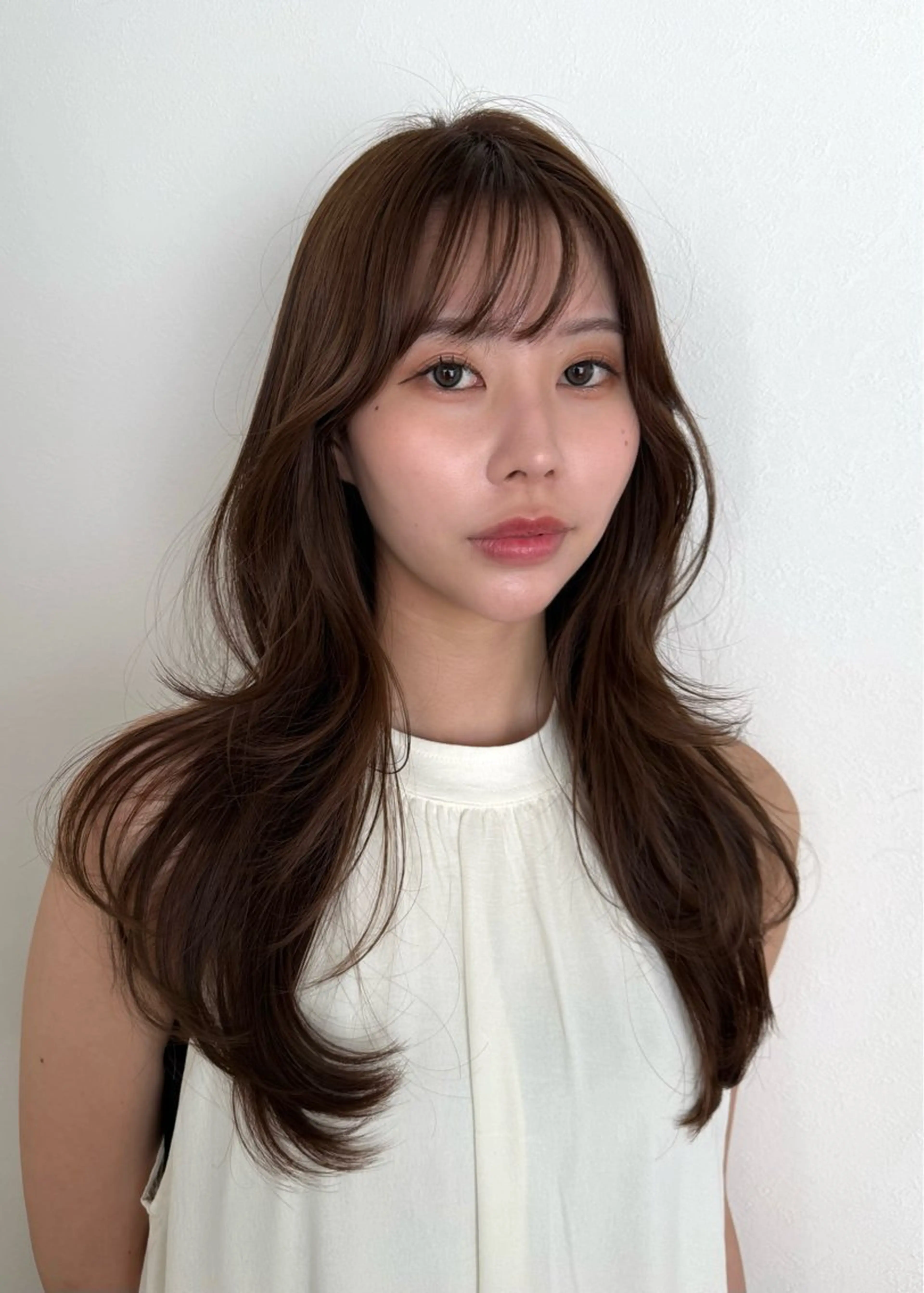 ロング カラー カット ヘアカラー トリートメント TRENCH　相澤 果歩のヘアスタイル