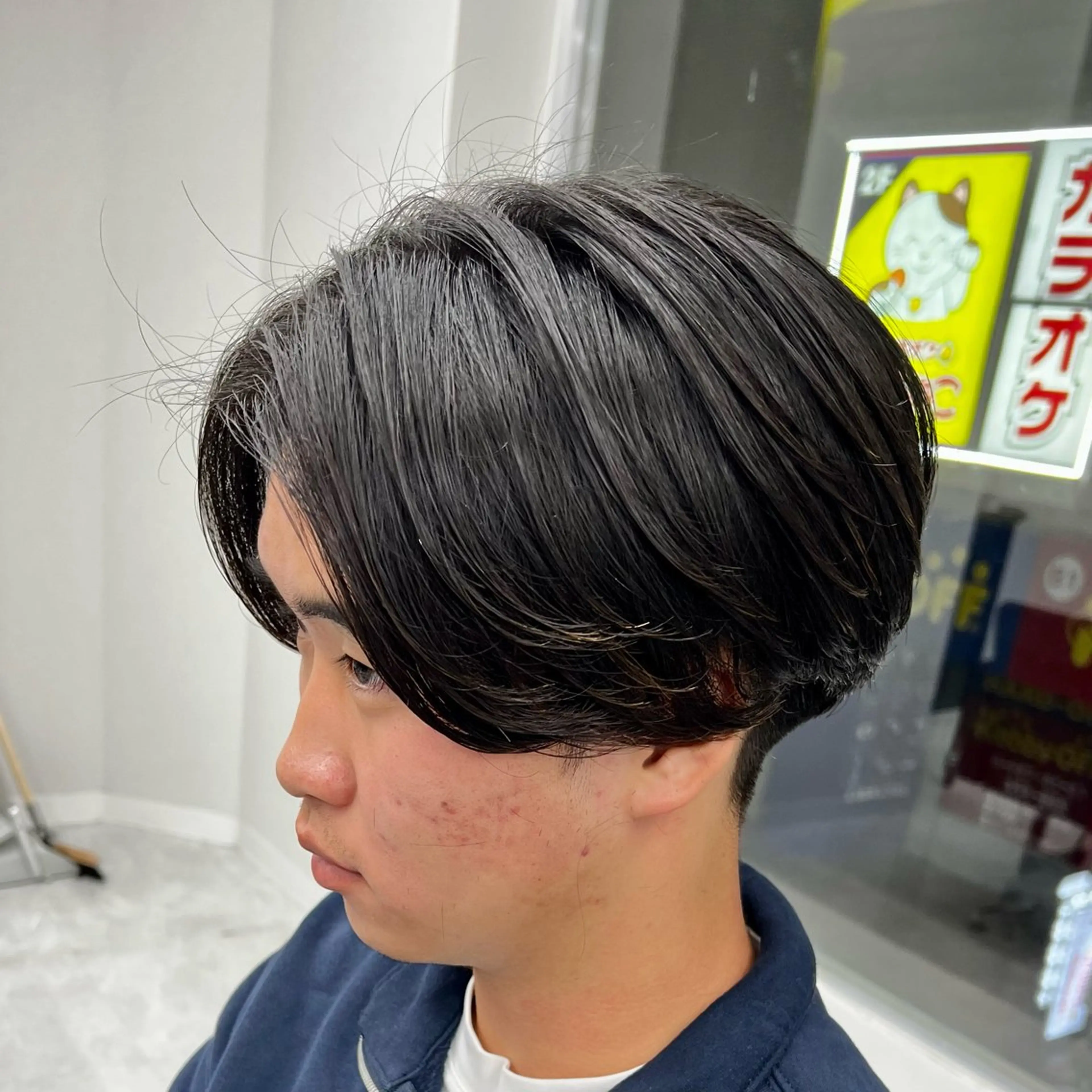 ショート パーマ メンズ カット パーマ メンズカット/波巻き TAKUMAのヘアスタイル