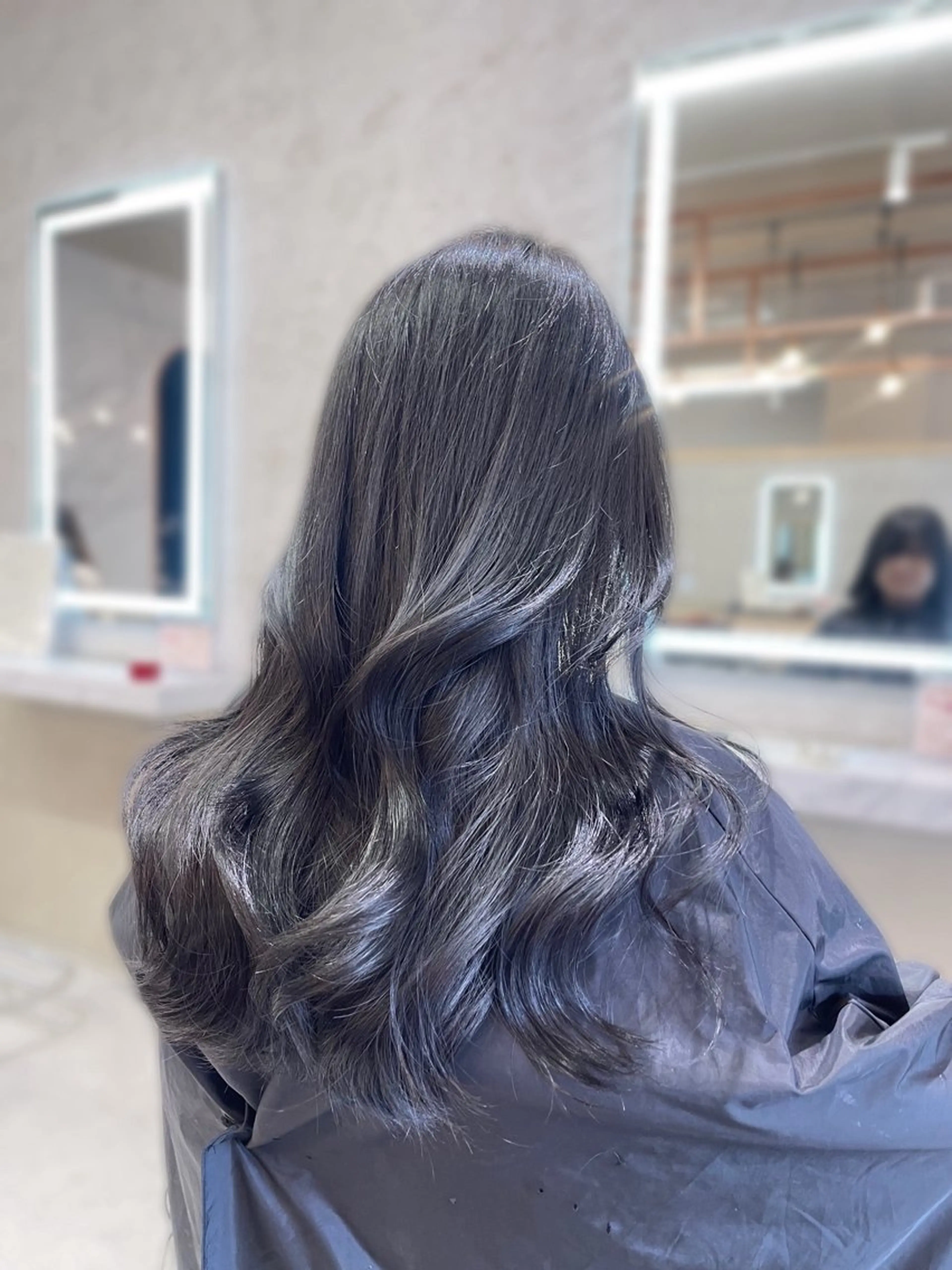 セミロング haruna🤍 中韓mix✨のヘアスタイル