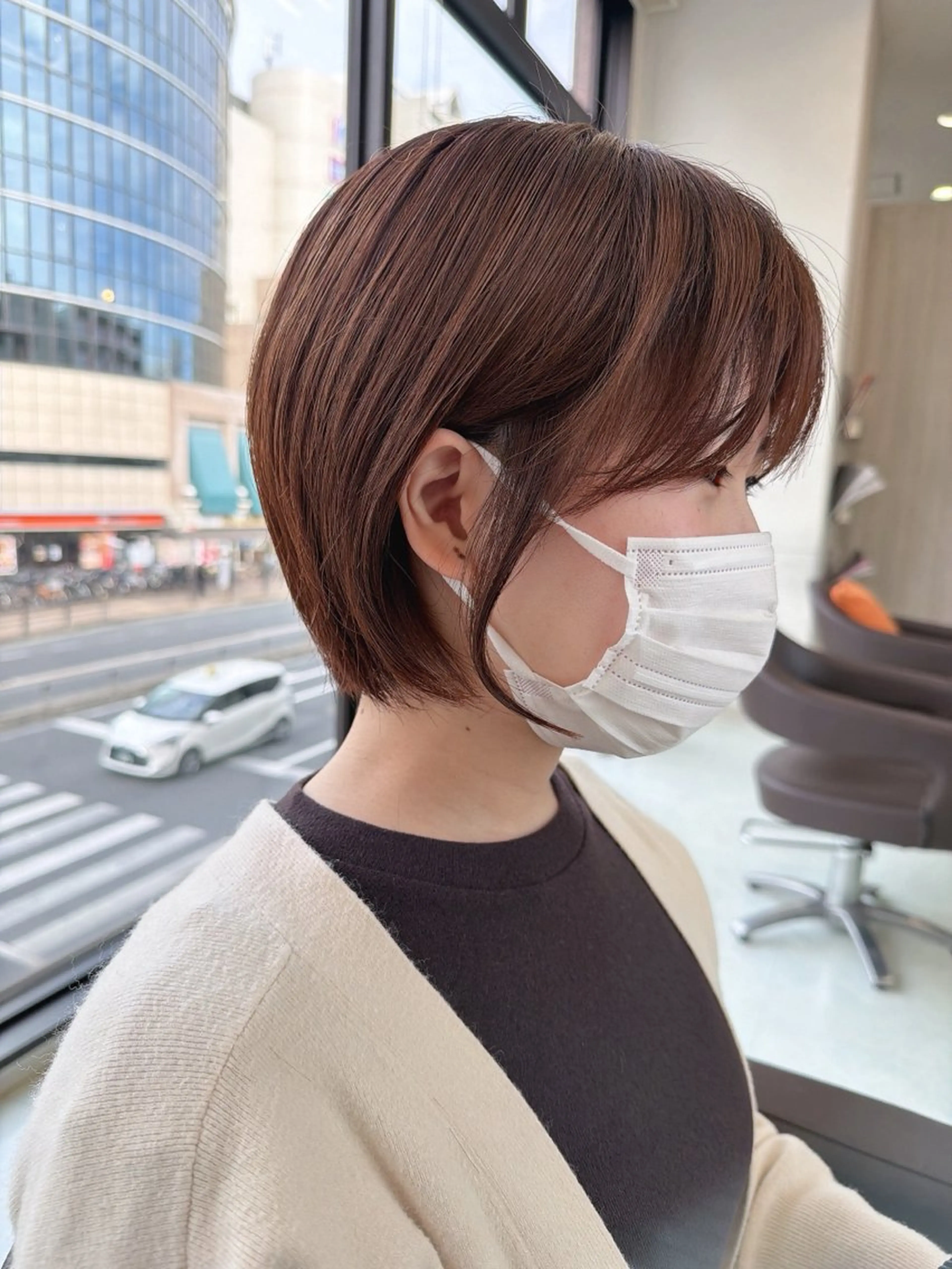 ショート カット ヘアカラー wil西宮レイヤー 西村徹のヘアスタイル