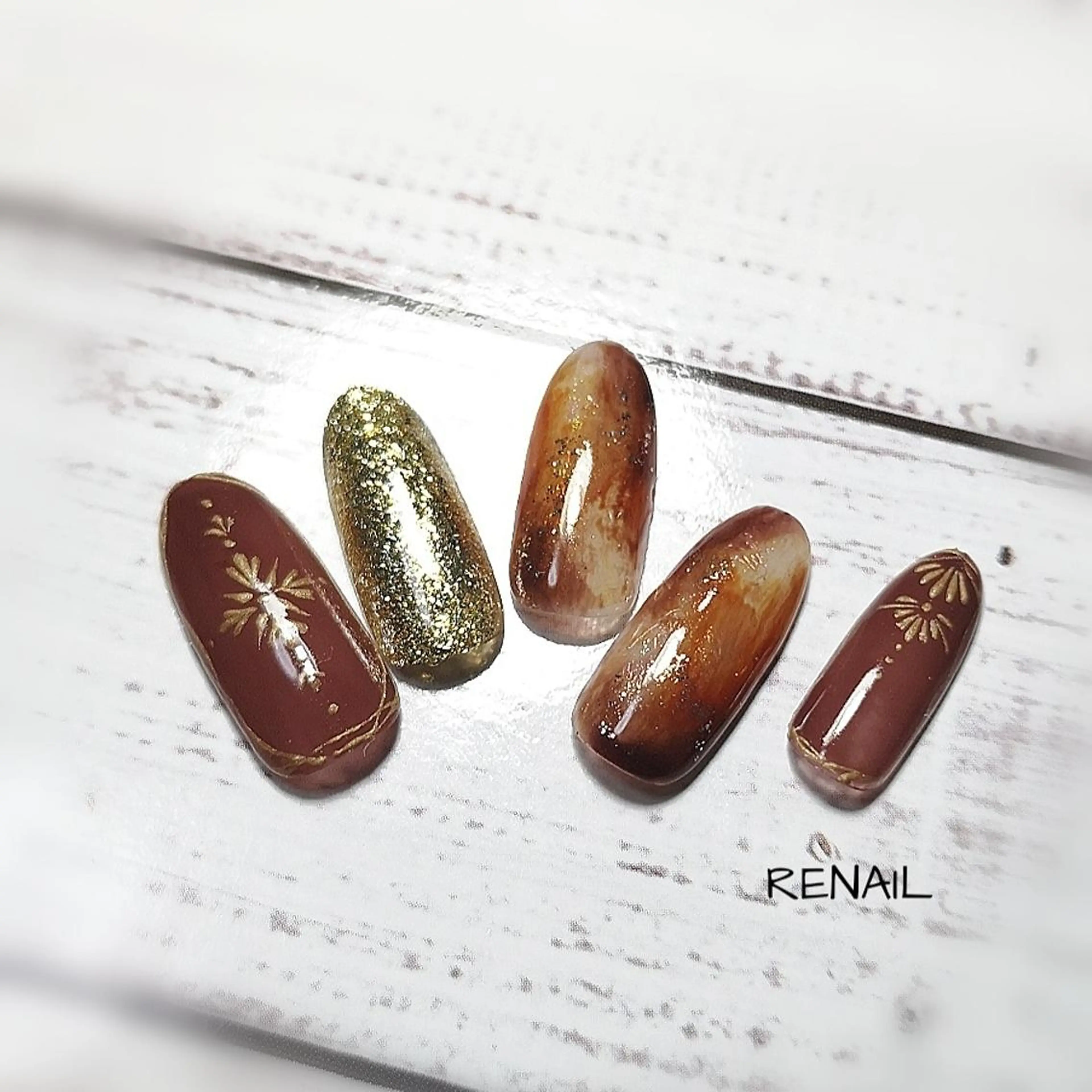ネイル ハンドネイル RENAIL  玲奈のネイルデザイン