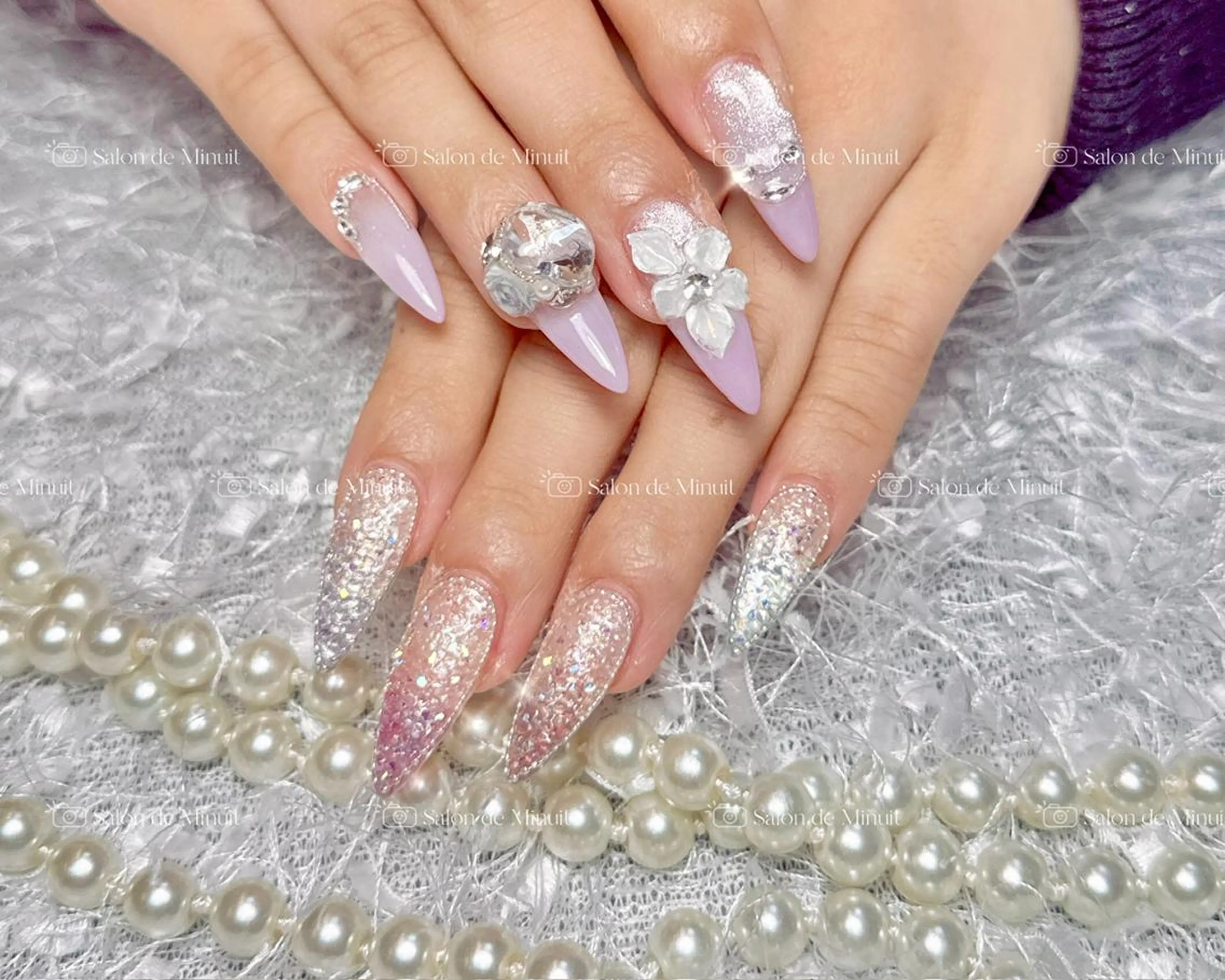 ネイル Salon de Minuit🦩のネイルデザイン