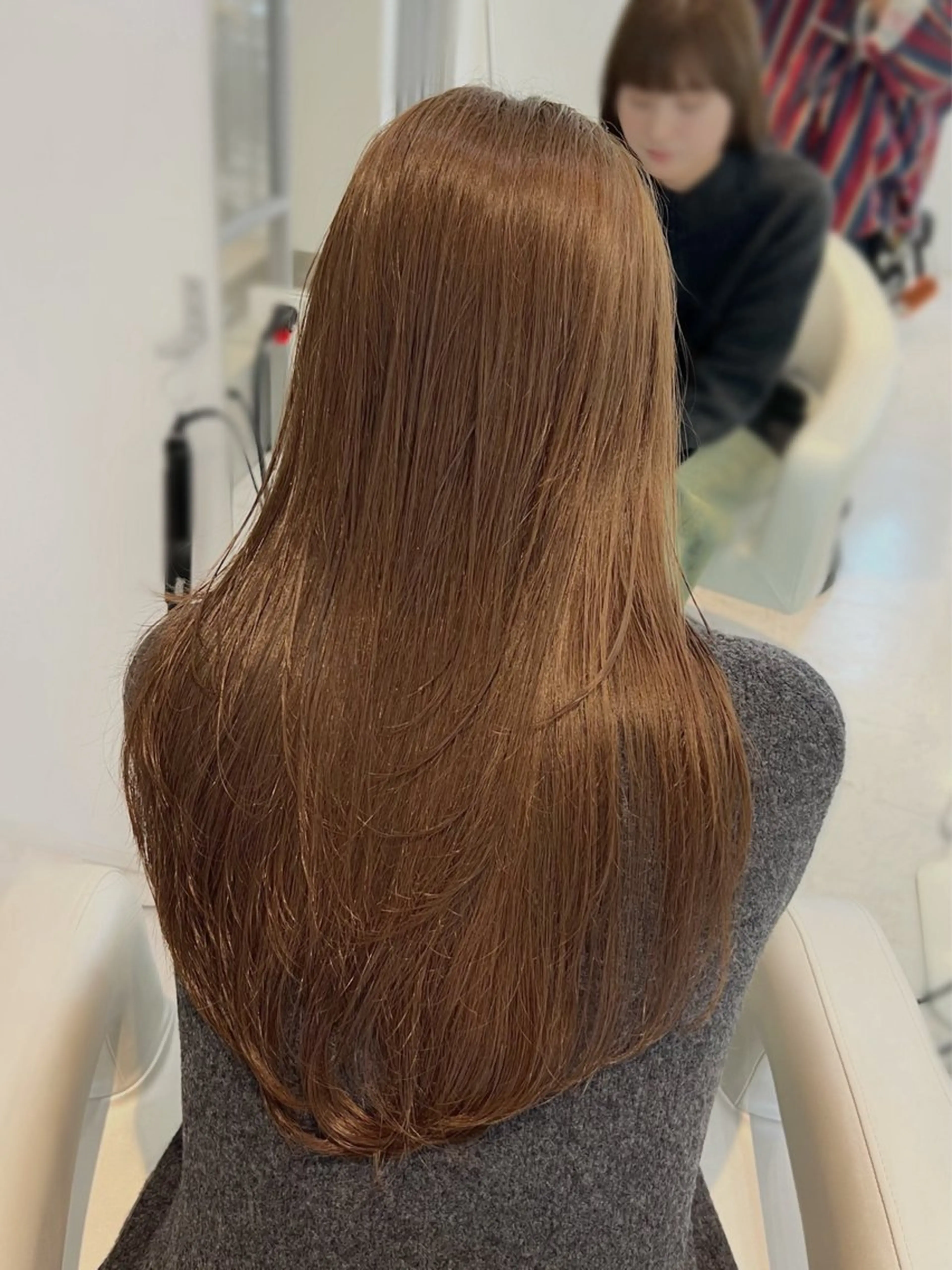 ロング カット ヘアカラー トリートメント 最高の似合わせ🪽 メンズ募集中！のヘアスタイル