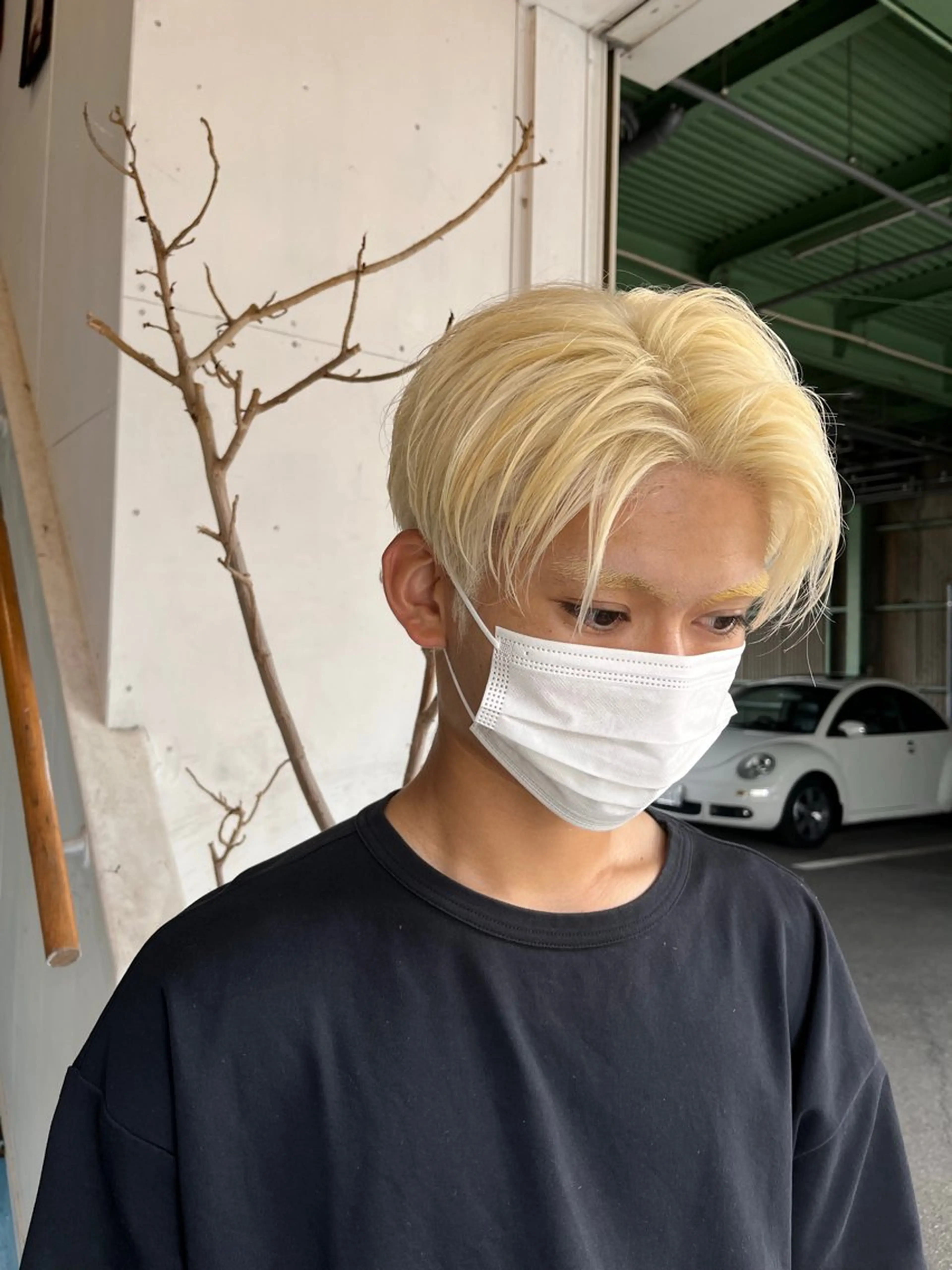 メンズ メンズブリーチ メンズハイトーン ヘアカラー kiitos高知店【キートス】所属・小野山 みのかのヘアスタイル