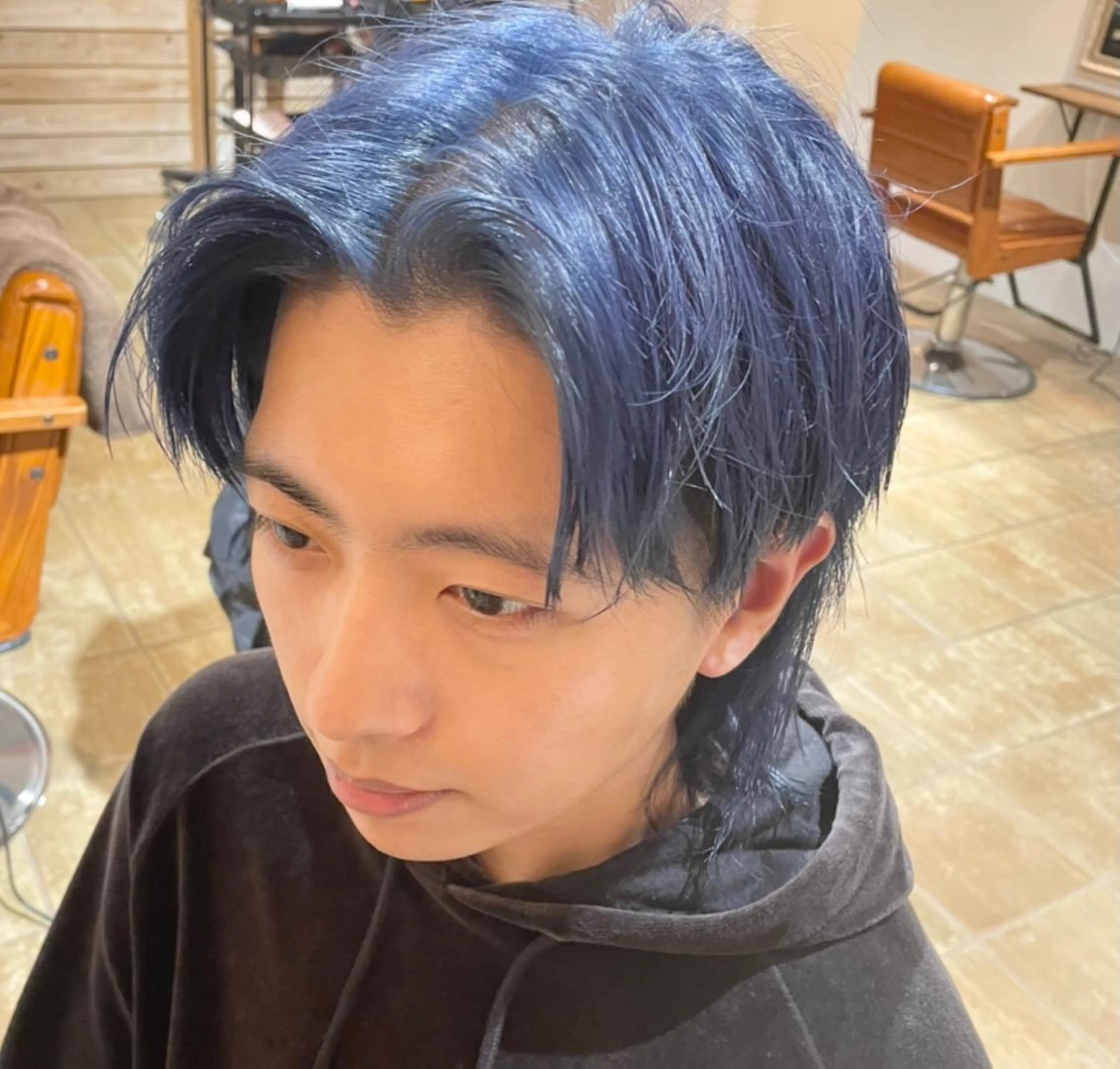 ミディアム 渋谷 ミモザワークス タニグチヨシユキのヘアスタイル