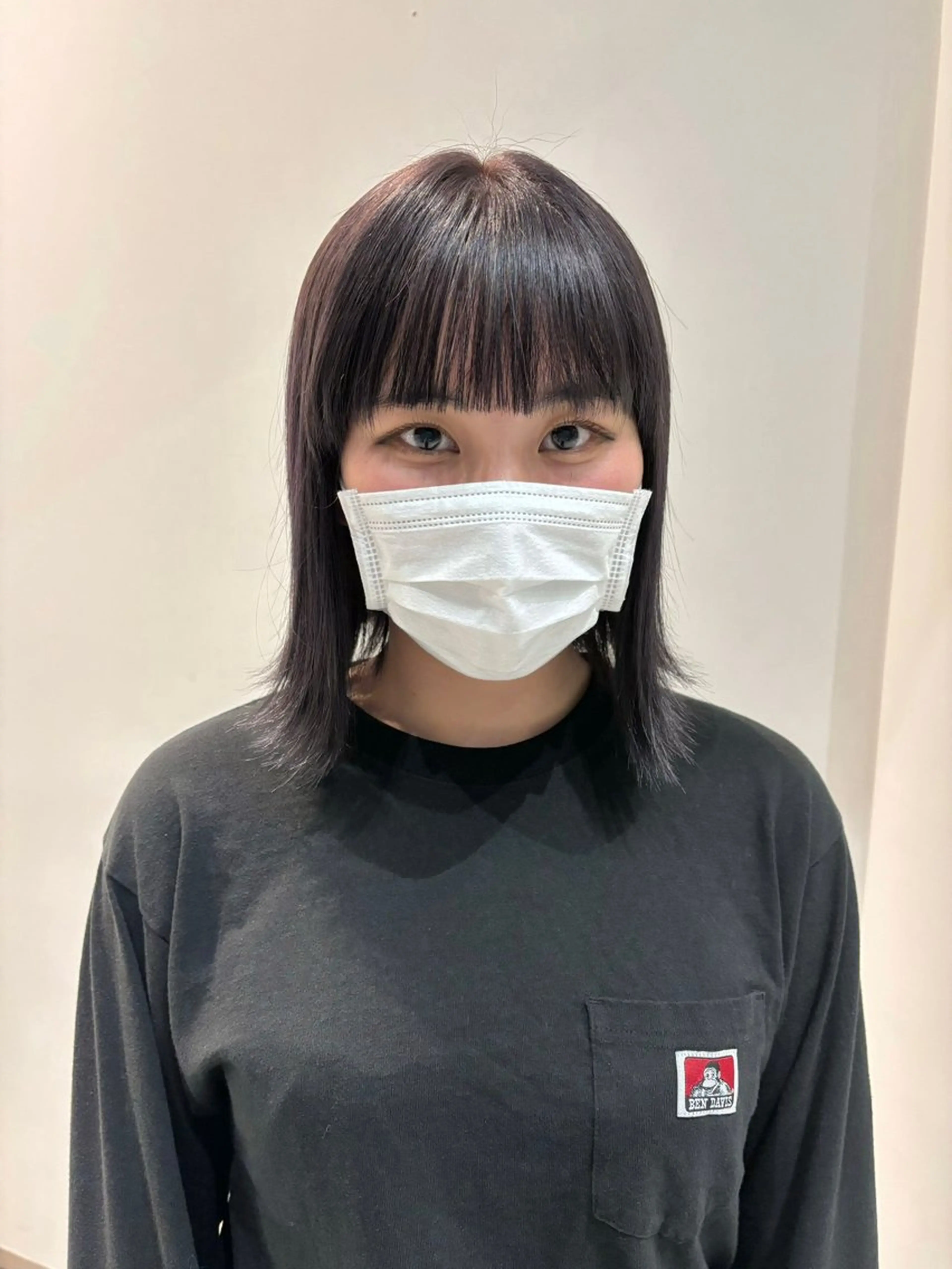 ショート カラー ラベンダーカラー ボブ くさかみさき🌼暖色 /韓国風/オタク🌼のヘアスタイル