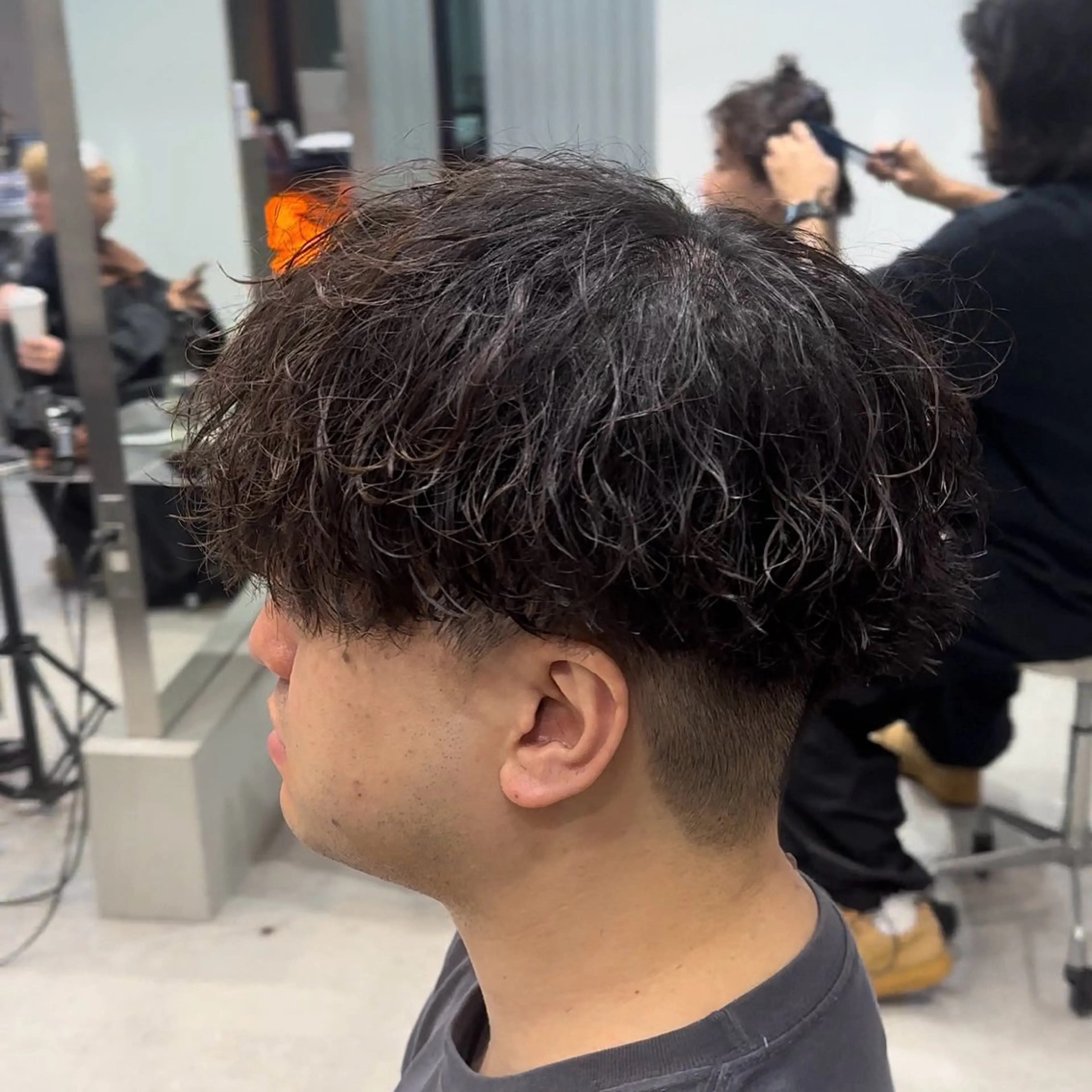 パーマ メンズ カット パーマ トリートメント 当日予約⭕️ fifth渋谷太田のヘアスタイル