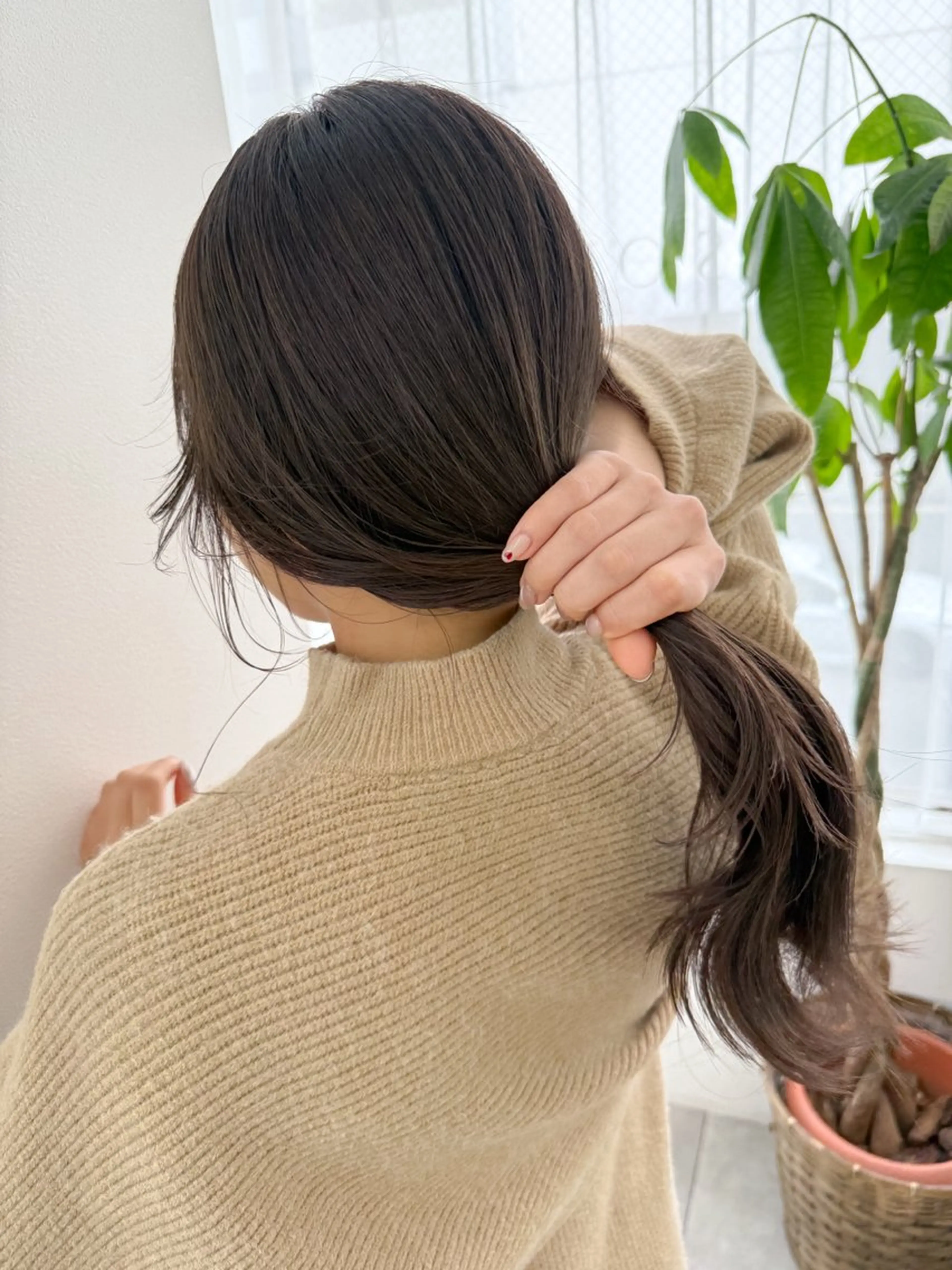ロング カラー ヘアカラー トリートメント 艶髪ブリーチ 永井竜也のヘアスタイル