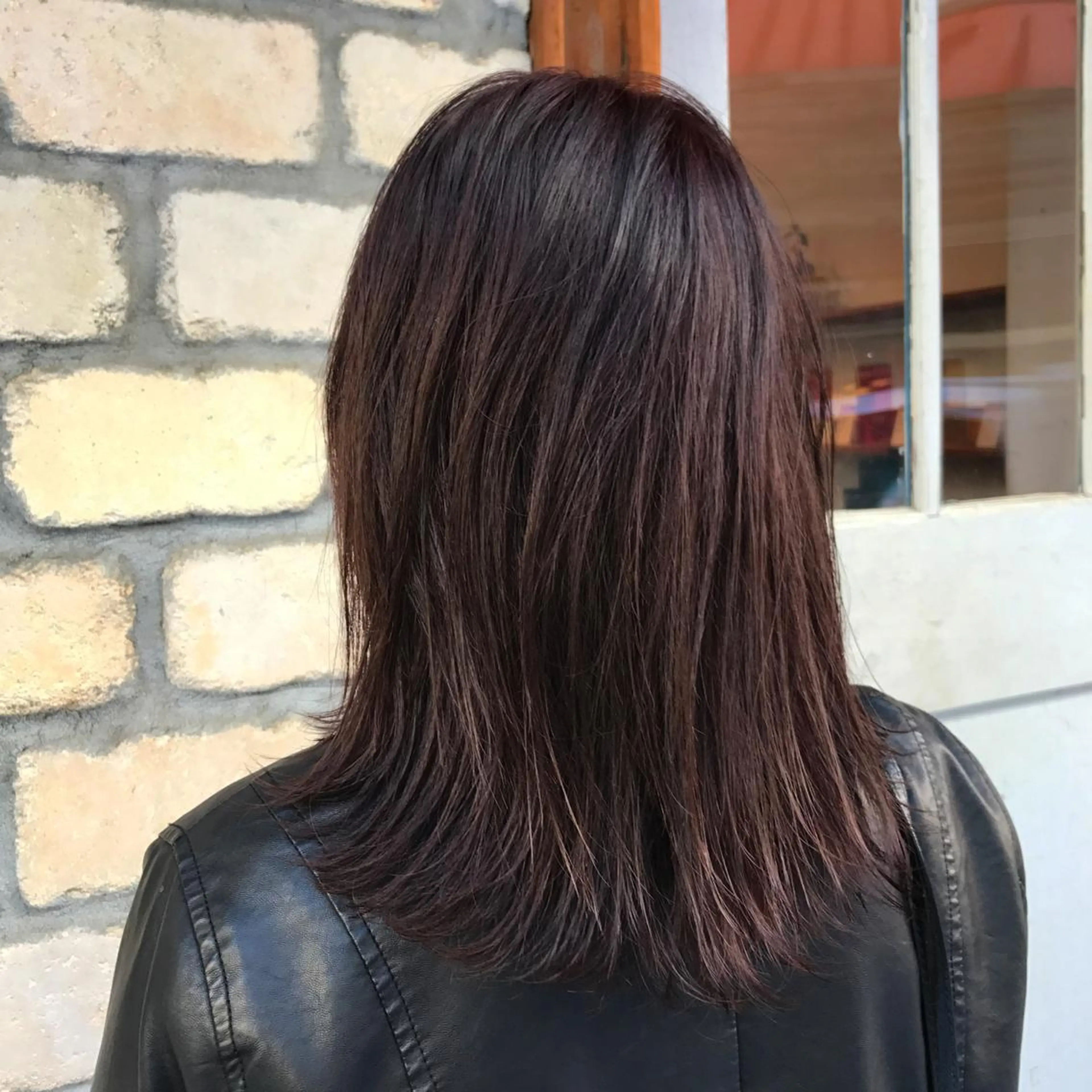 ミディアム カラー レッドカラー emme エミィ/立川のヘアスタイル