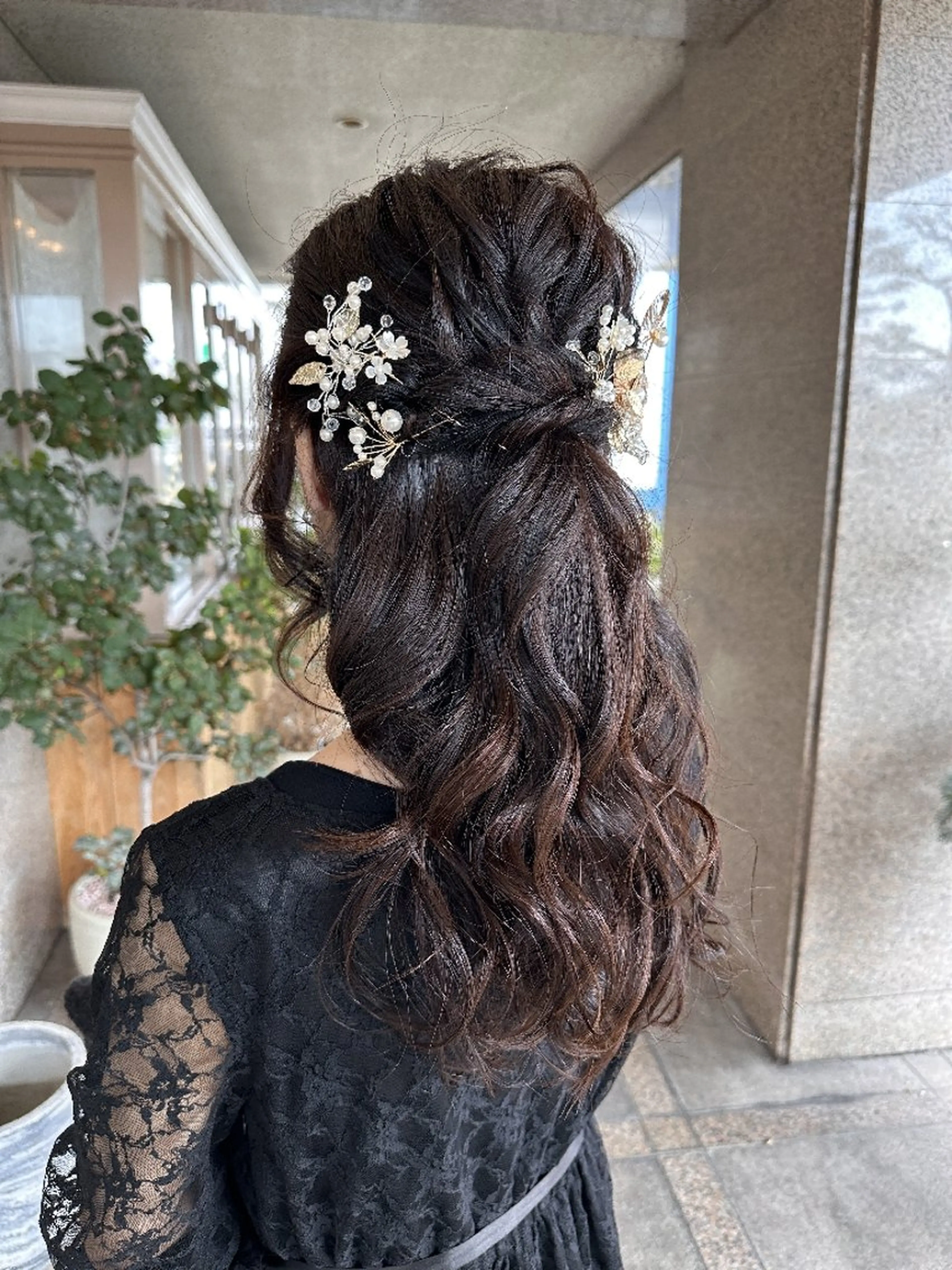 ロング amiu/カラー/ス パ🐰土井志歩のヘアスタイル