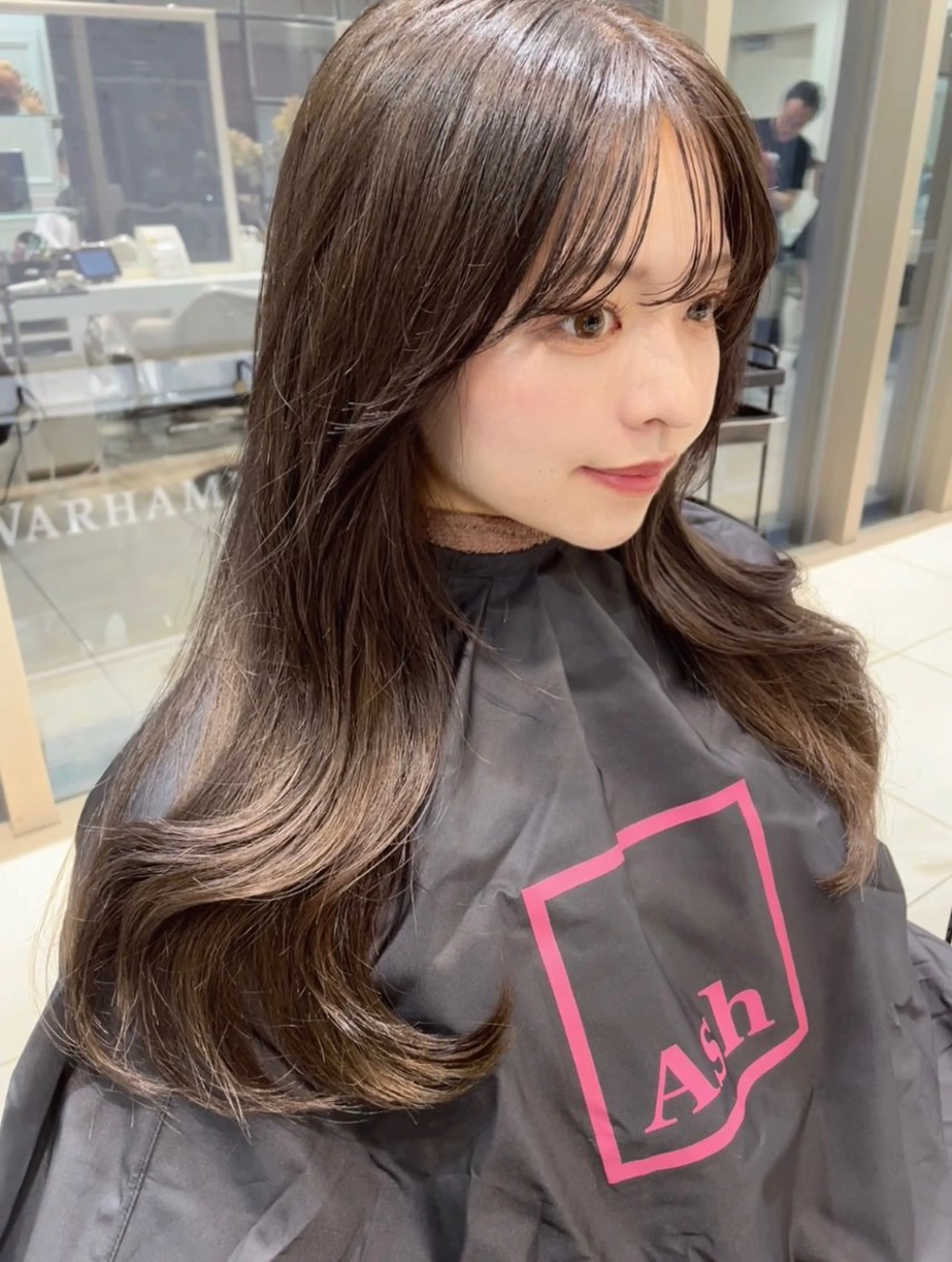 ロング 💗ブリーチなし 透け感💗徳井はやとのヘアスタイル