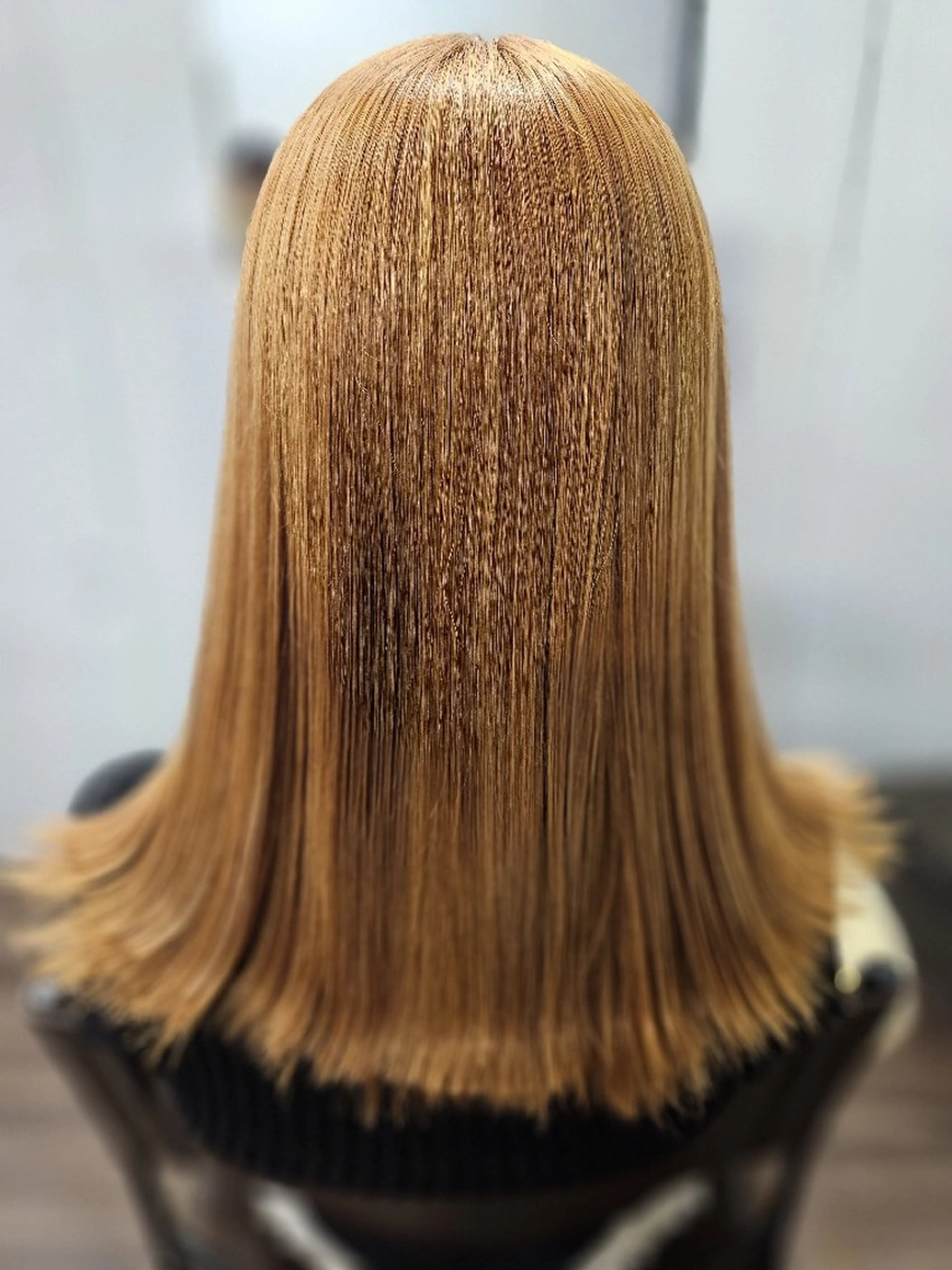 ロング カラー ブリーチ オレンジ カット ヘアカラー トリートメント terra✂️川嶋 大輔のヘアスタイル