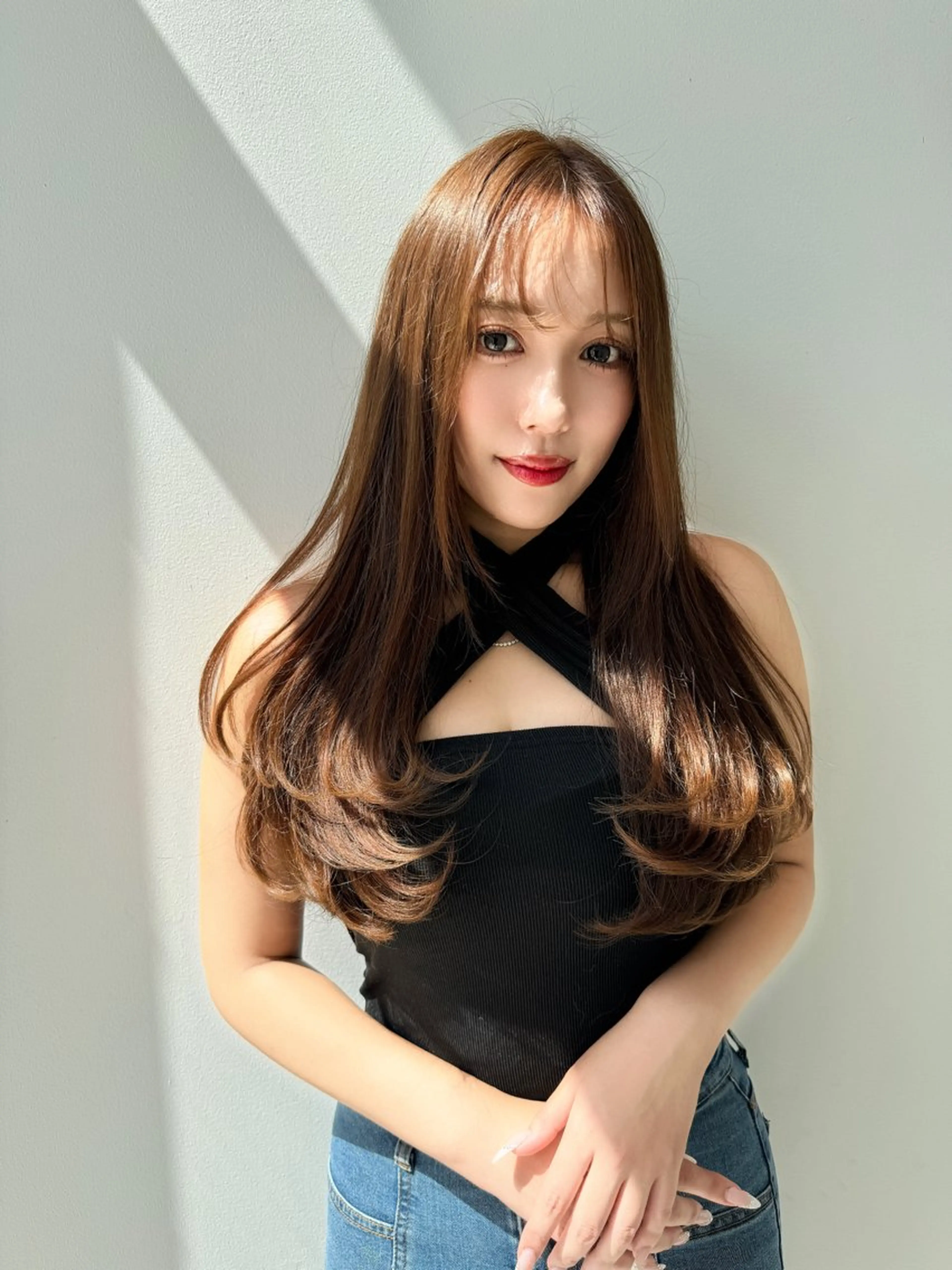 ロング カラー 韓国レイヤー/ボブ 髪質改善/TAKAのヘアスタイル