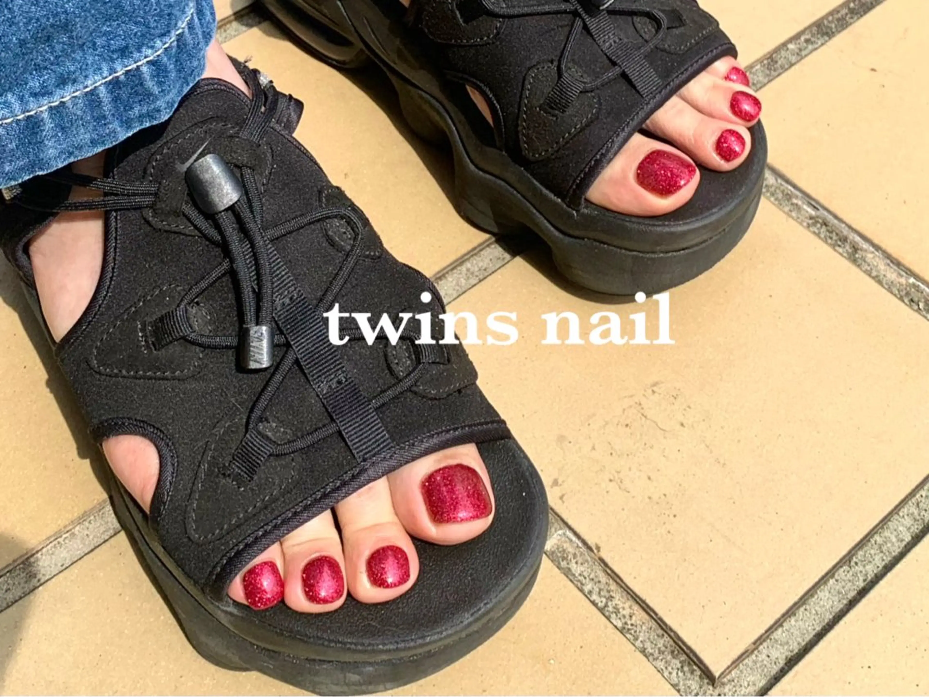 ネイル フットネイル 拝島ネイル twins nailのネイルデザイン