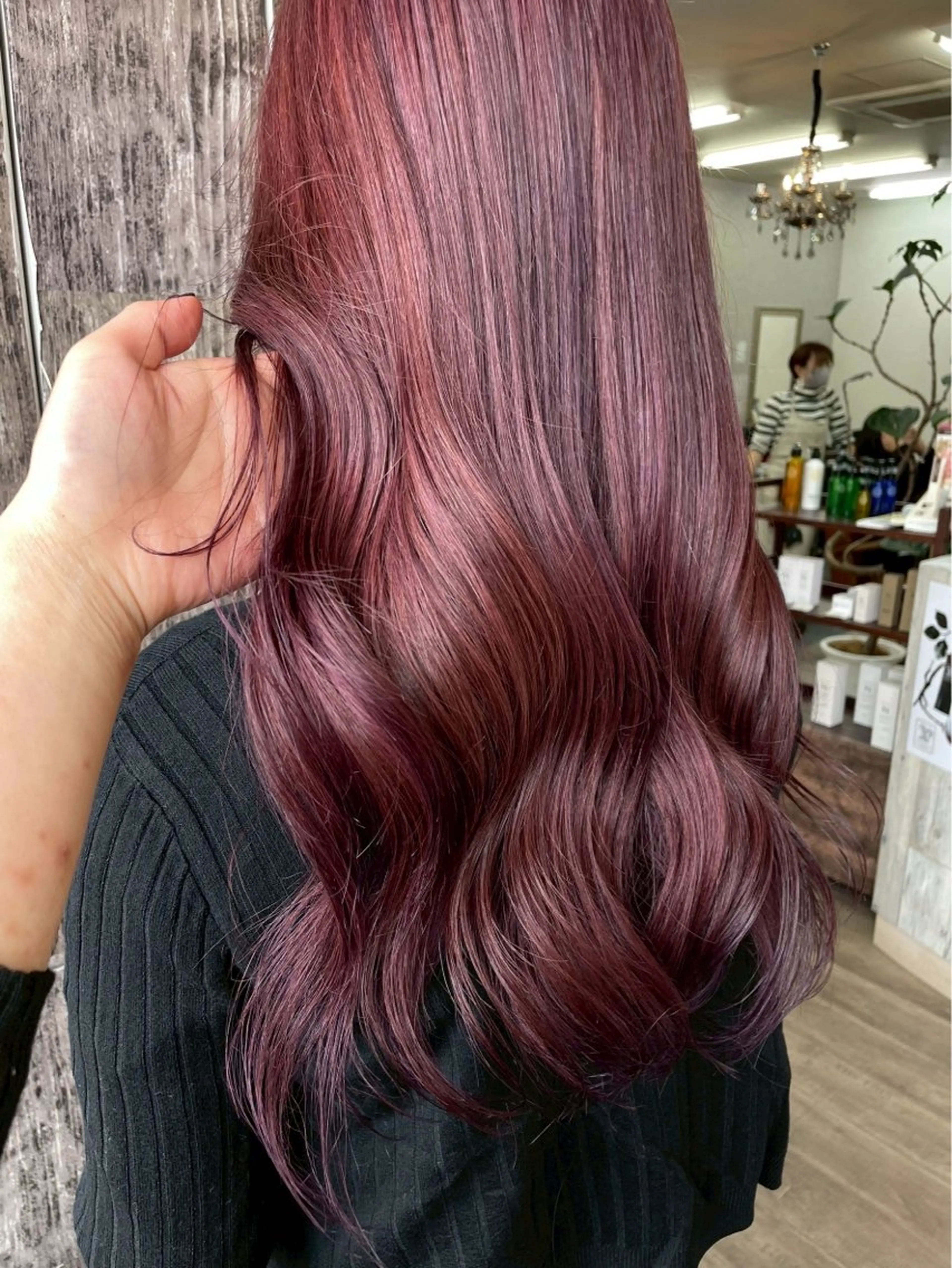 ロング トリートメント ヘアカラー エヌプランツイズミフチュウ所属・エヌプランツ 和泉府中のヘアスタイル