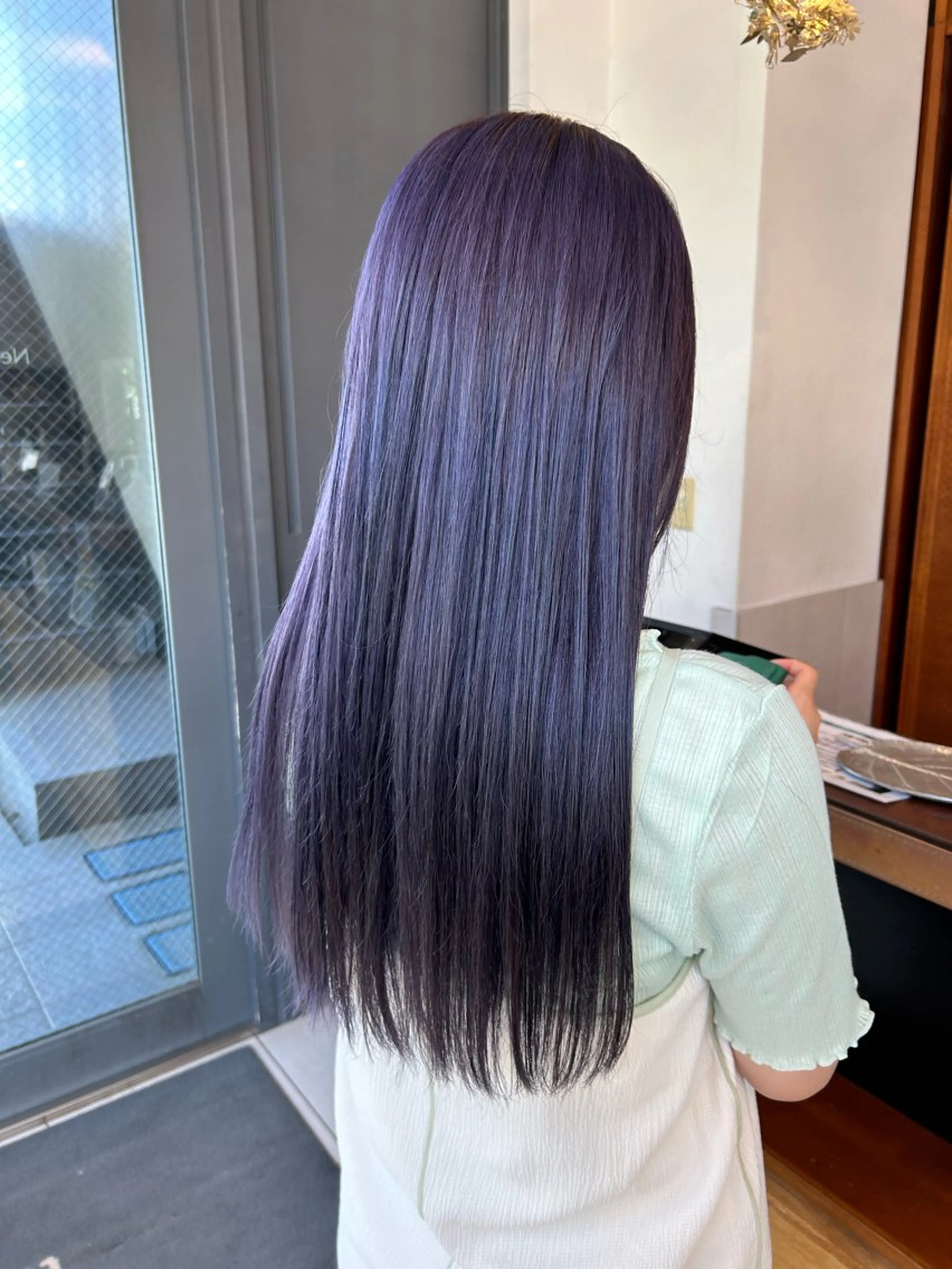 セミロング カラー ラベンダーカラー カット ヘアカラー トリートメント 艶カラー/耳つぼ/ 浴衣着付け/渡辺奈緒のその他イメージ