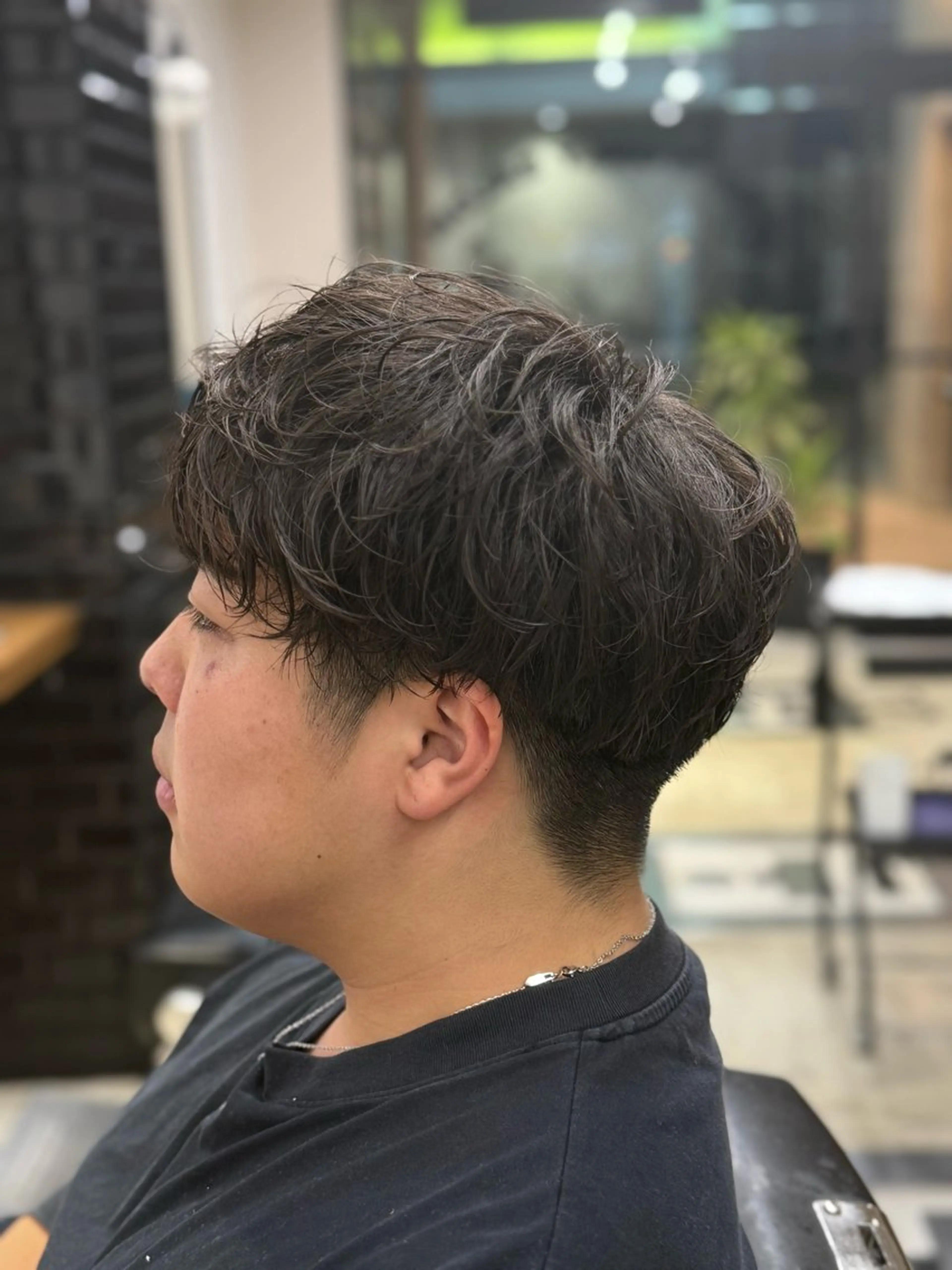 ショート パーマ メンズ メンズパーマ カット パーマ シフト今泉所属・ヨネダ コウヘイのヘアスタイル