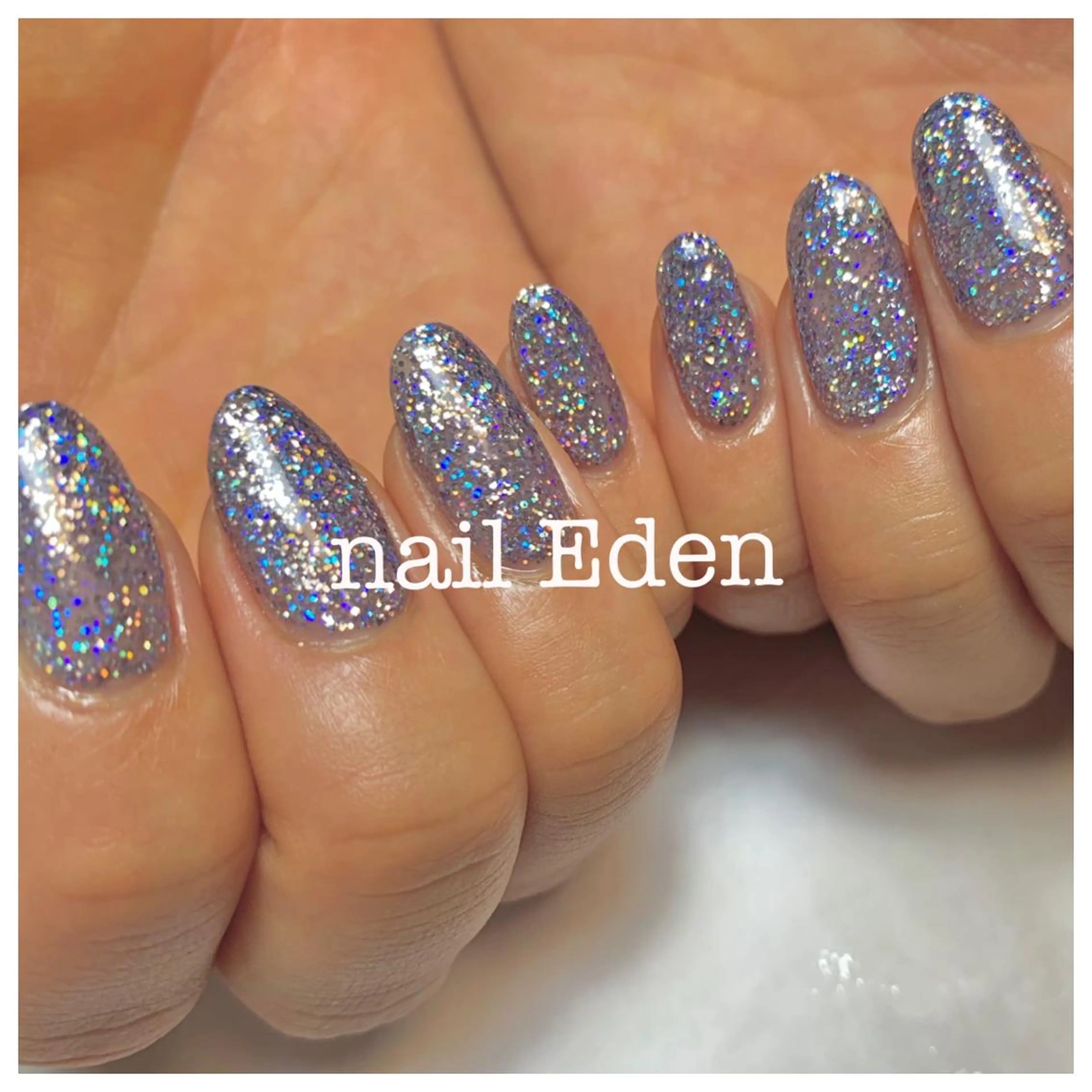 ネイル ラメ(グリッター) Eden　private nail saron所属・Eden ♾️のネイルデザイン